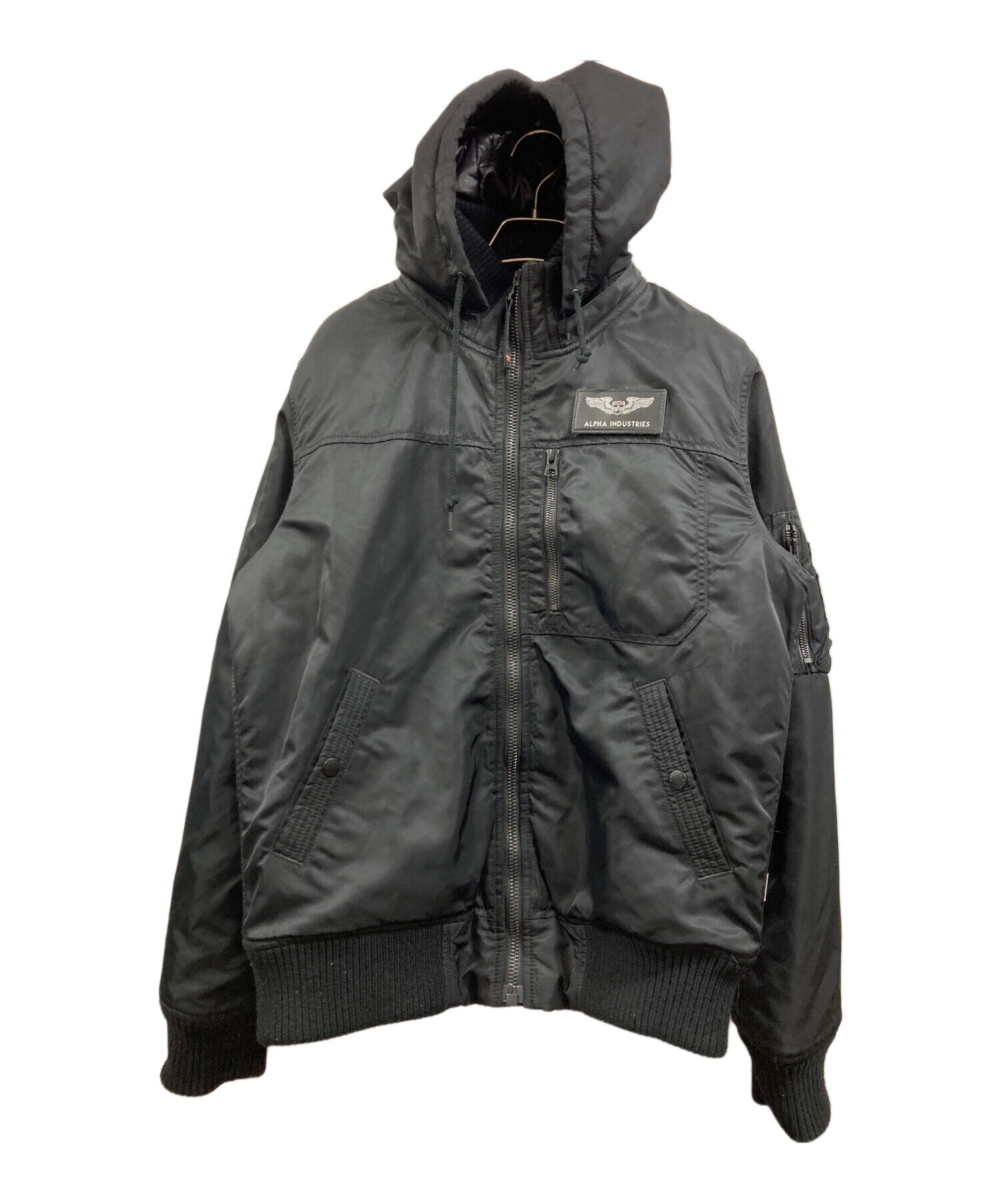 中古・古着通販】ALPHA (アルファ) フーデッド リブジャケット