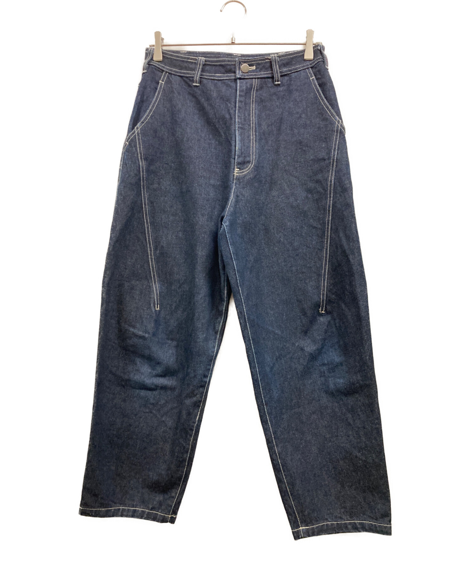 中古・古着通販】babaghuri (ババグーリ) デニムパンツ ネイビー