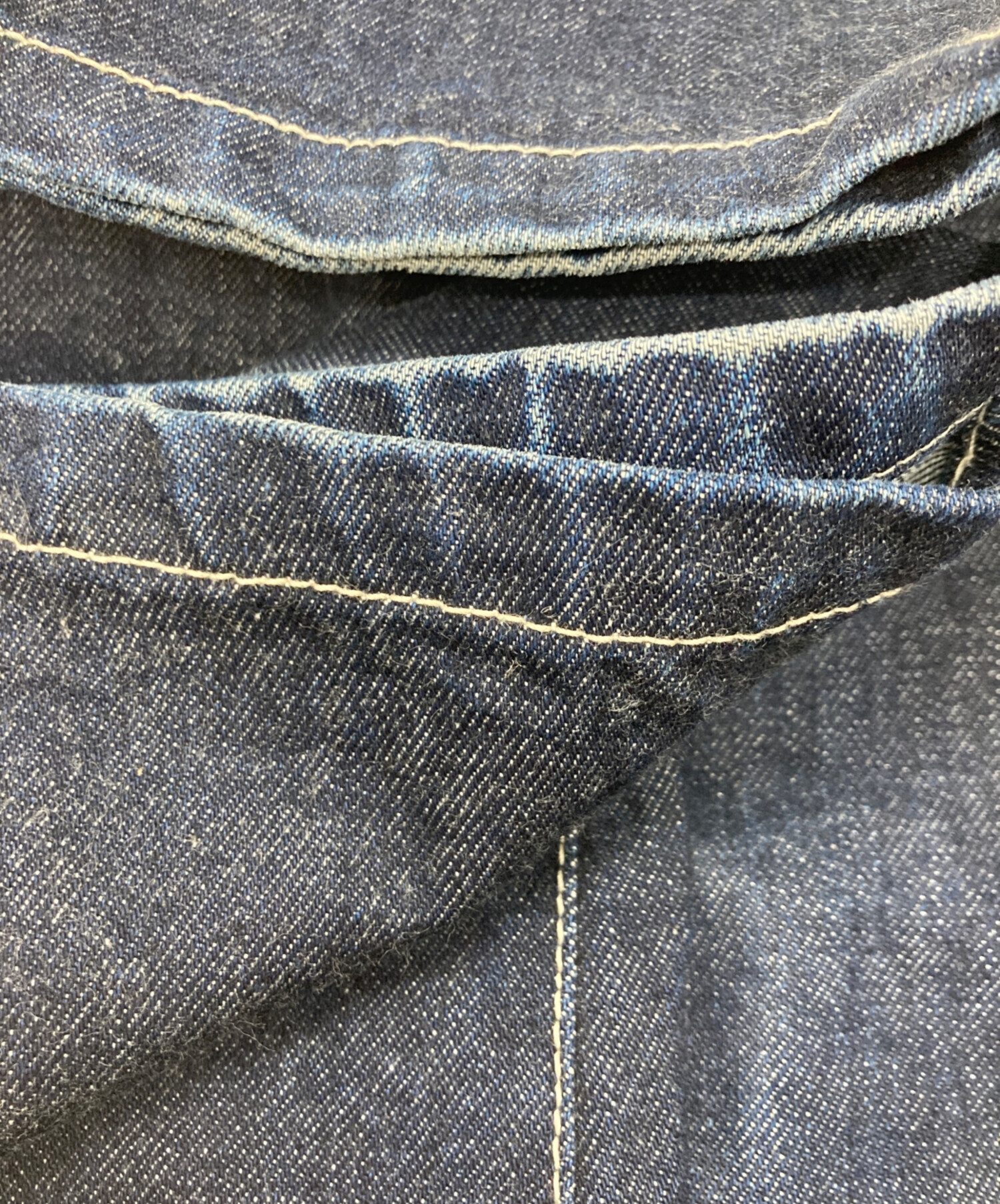 中古・古着通販】babaghuri (ババグーリ) デニムパンツ ネイビー