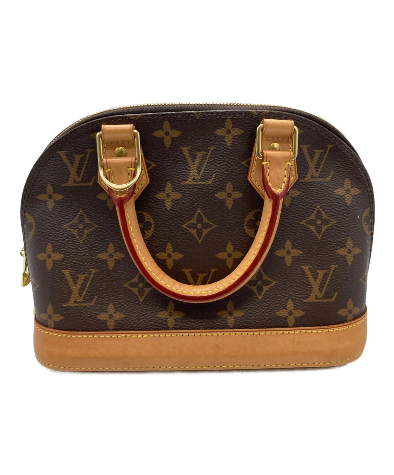 LOUIS VUITTON ダークブラウン ハンドバッグ 中古・古着通販】LOUIS VUITTON (ルイ ヴィトン) ハンドバッグ