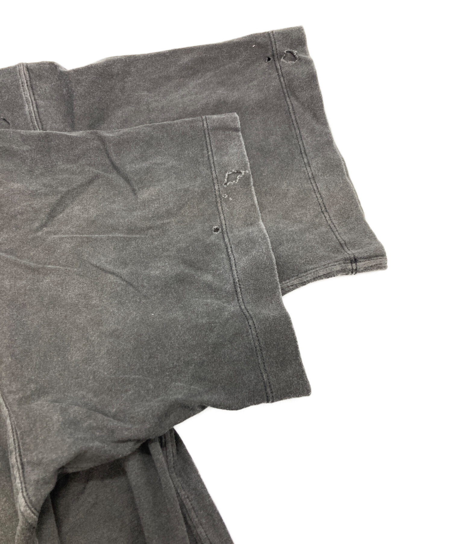 中古・古着通販】ALMOSTBLACK (オールモストブラック) ダメージ加工T