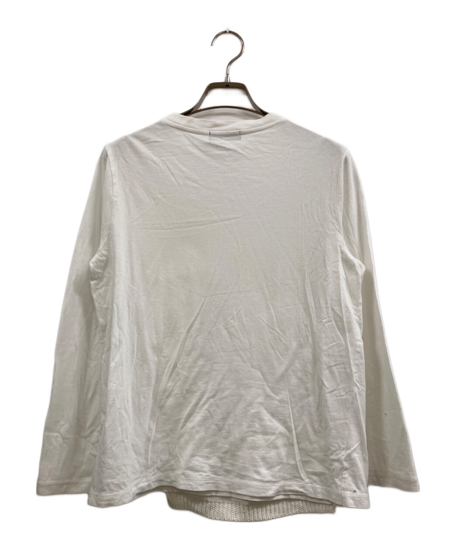 Y's - リスマットバイワイズ RISMAT by Y’s  リブ切替ポケットTシャツ 裾配色 カットソー 半袖 サイズ2 M相当  ホワイト【中古】 中古・古着通販】RISMAT BY Y's (リスマットバイワイズ) 切替