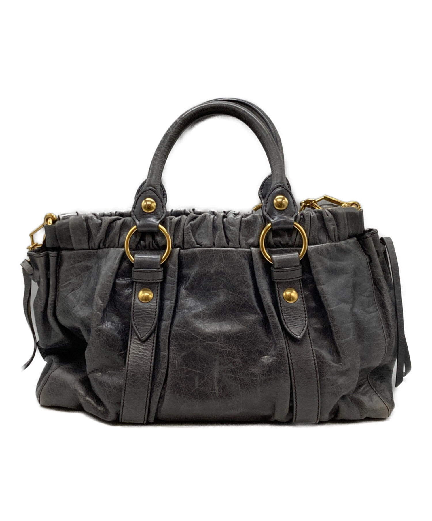 中古・古着通販】MIU MIU (ミュウミュウ) ヴィッテロルクス 2WAYバッグ 