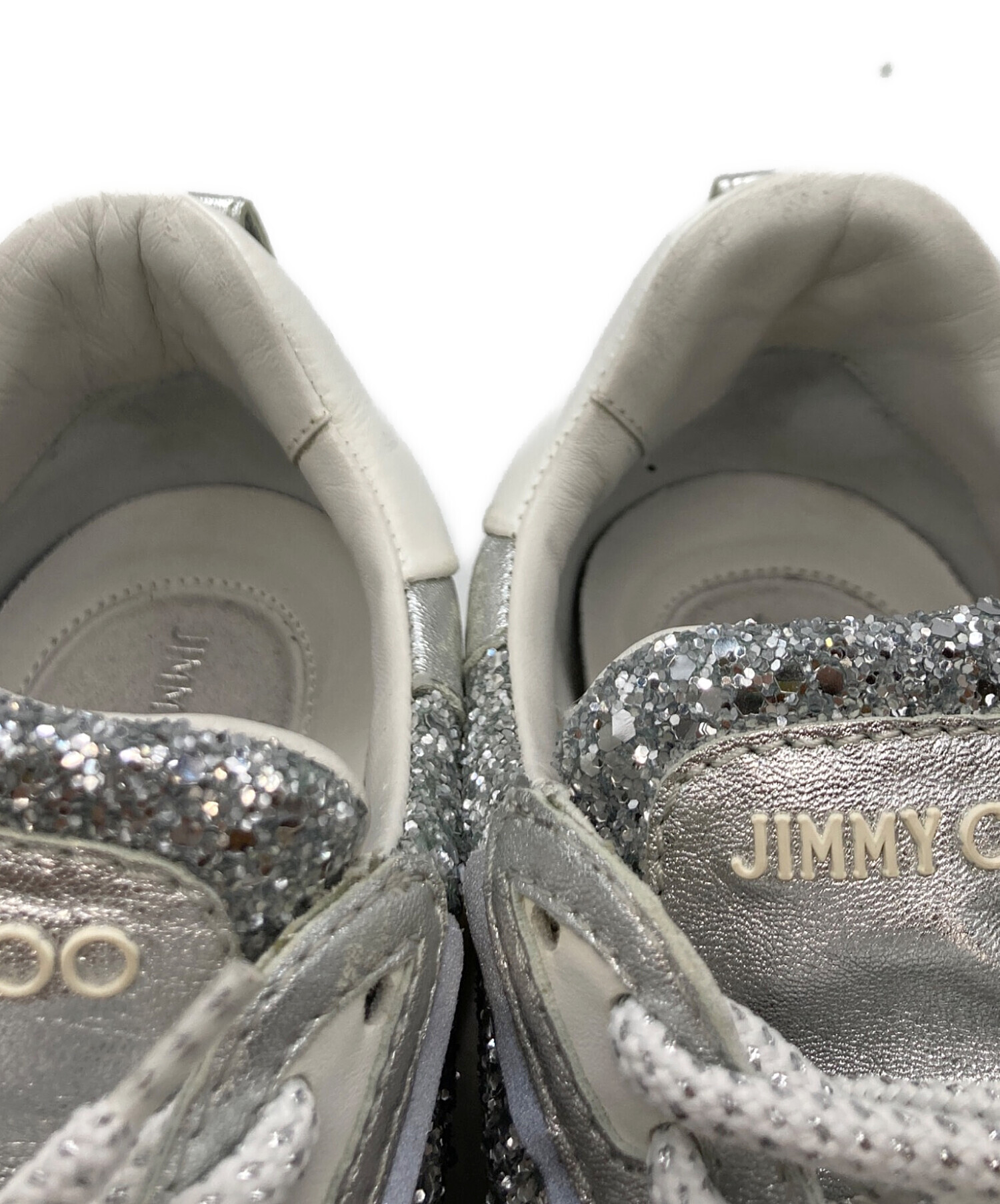 中古・古着通販】JIMMY CHOO (ジミーチュウ) Raine Glitter スニーカー