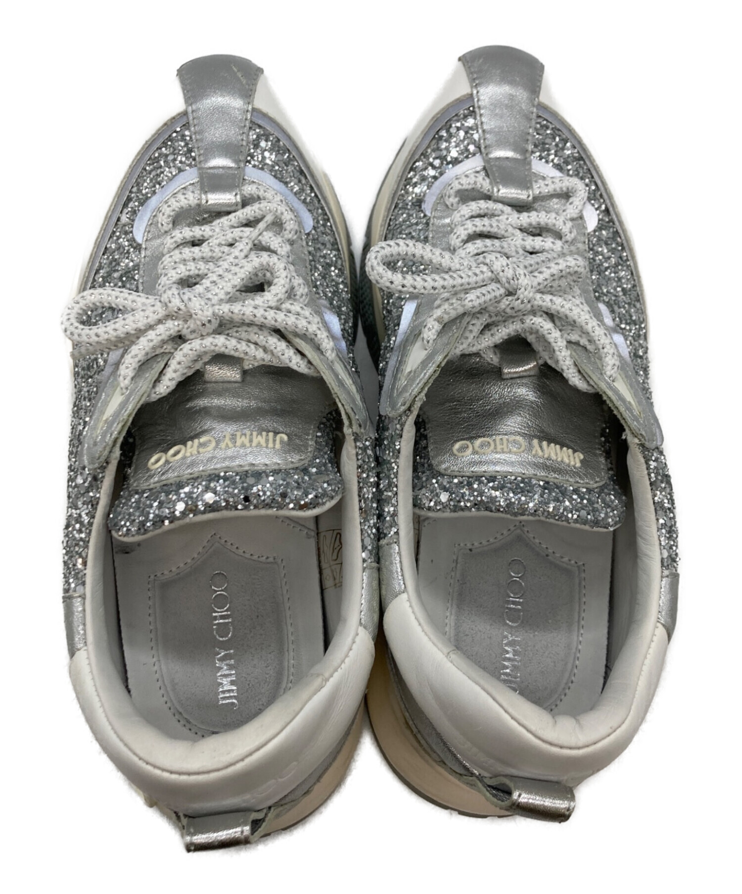 中古・古着通販】JIMMY CHOO (ジミーチュウ) Raine Glitter スニーカー