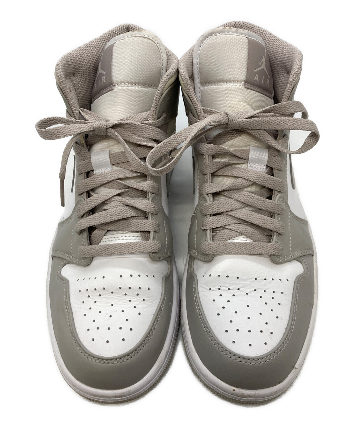 中古・古着通販】NIKE (ナイキ) AIR JORDAN 1 MID グレー サイズ:26.5 