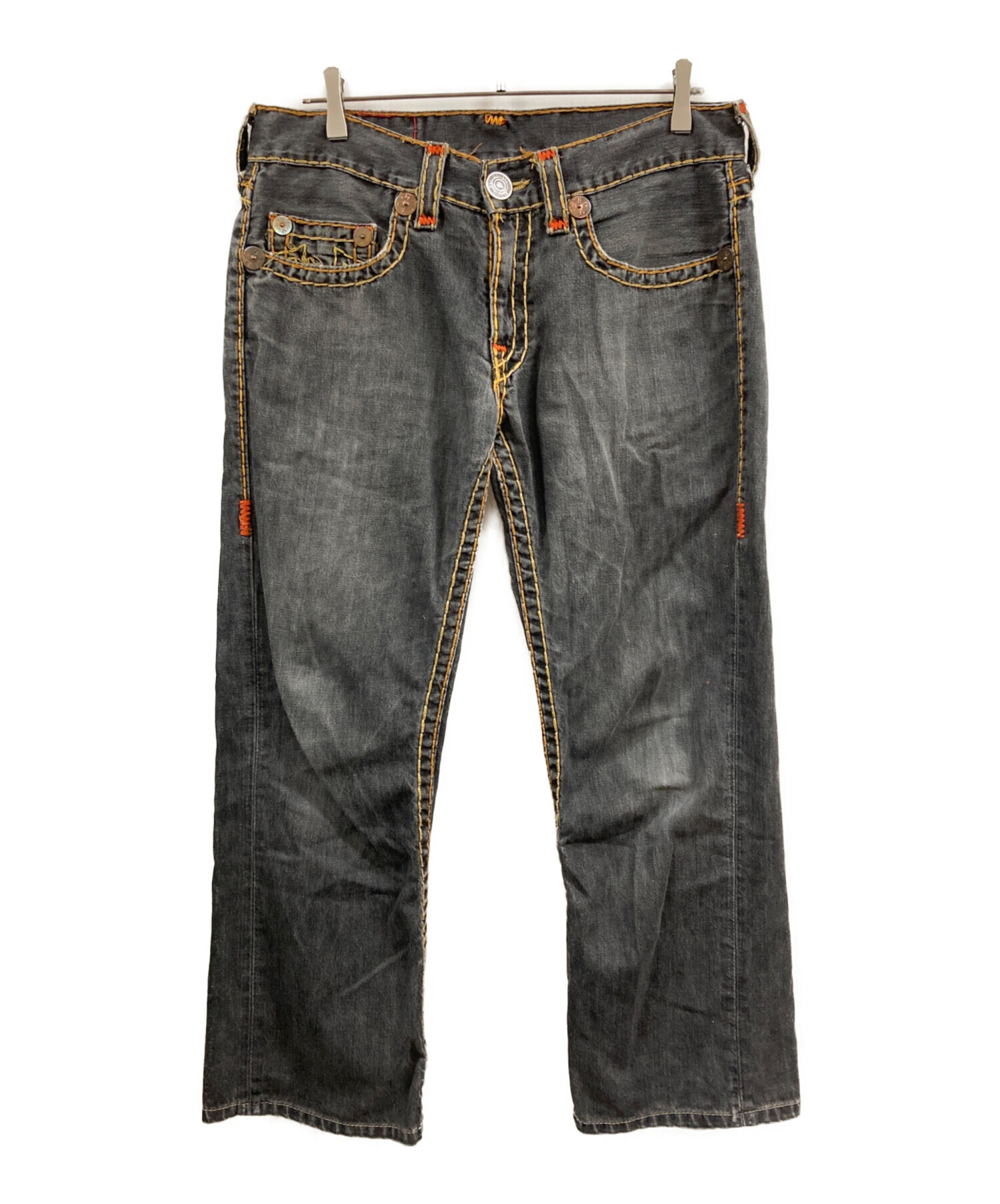 中古・古着通販】TRUE RELIGION (トゥルー レリジョン) ブラックデニム