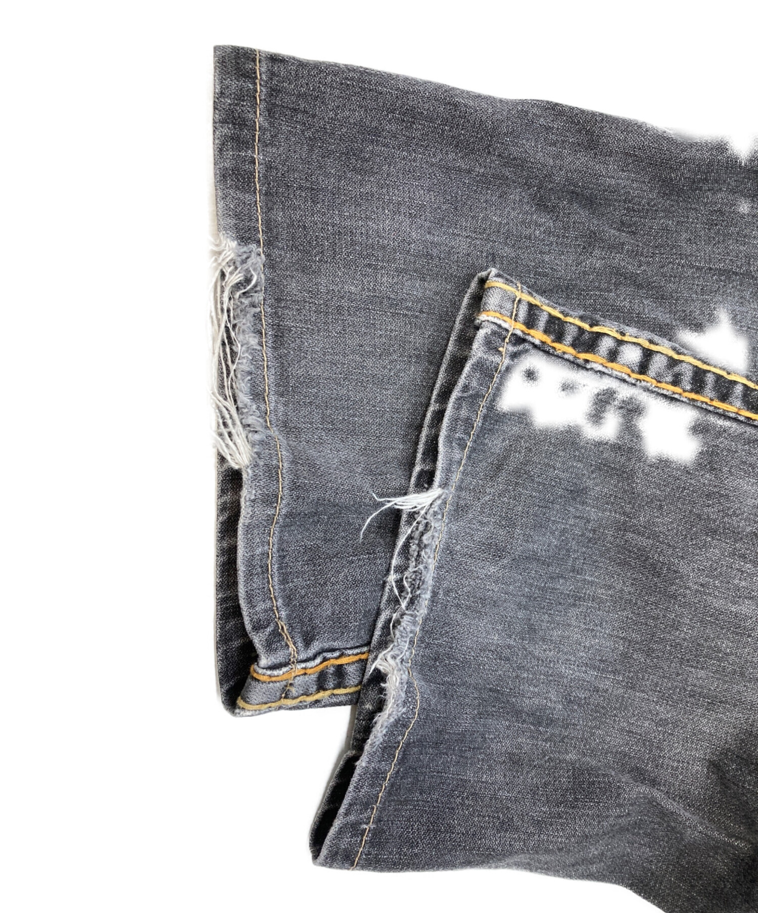 中古・古着通販】TRUE RELIGION (トゥルー レリジョン) ブラックデニム