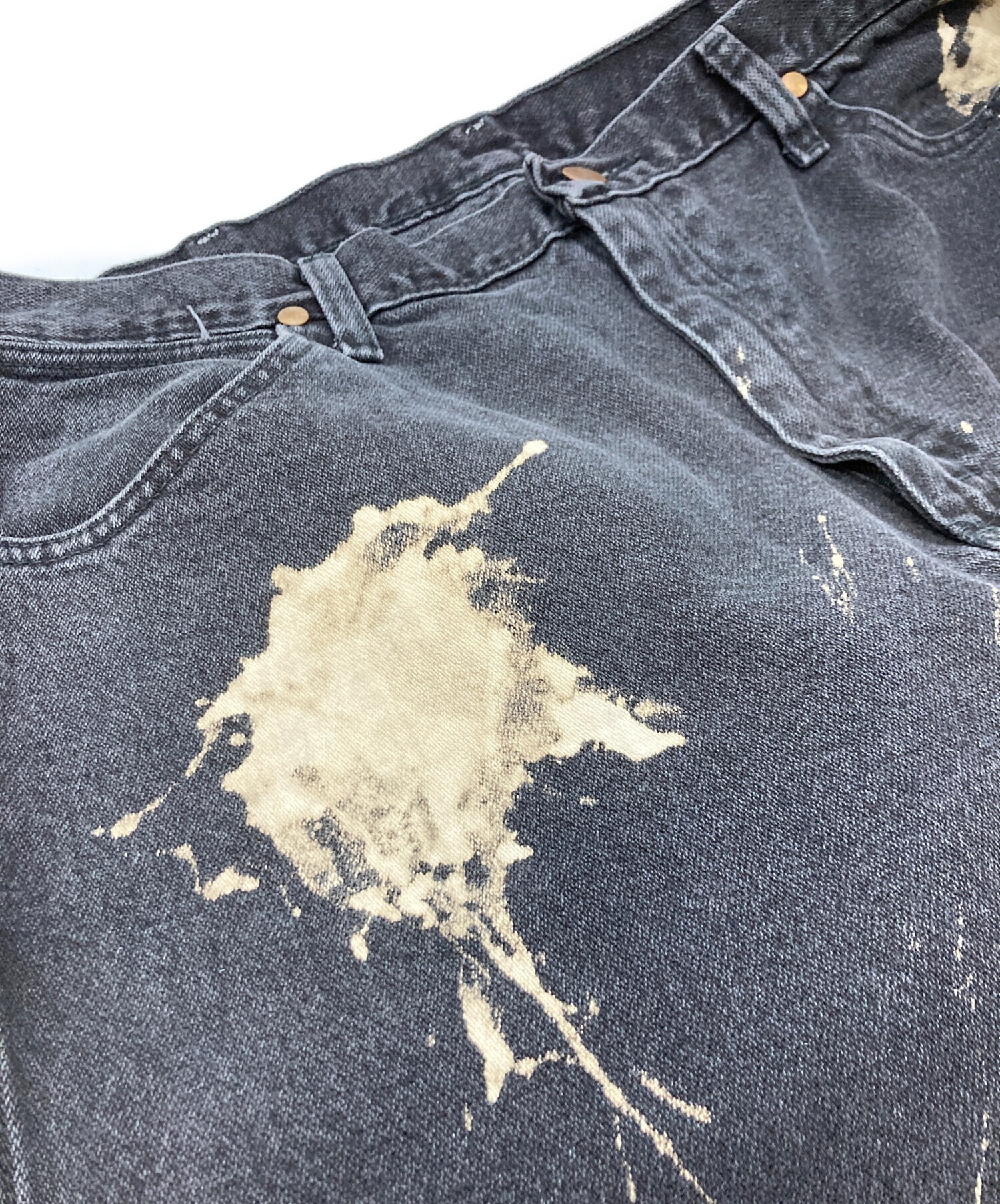 中古・古着通販】Wrangler (ラングラー) リメイクデニムパンツ