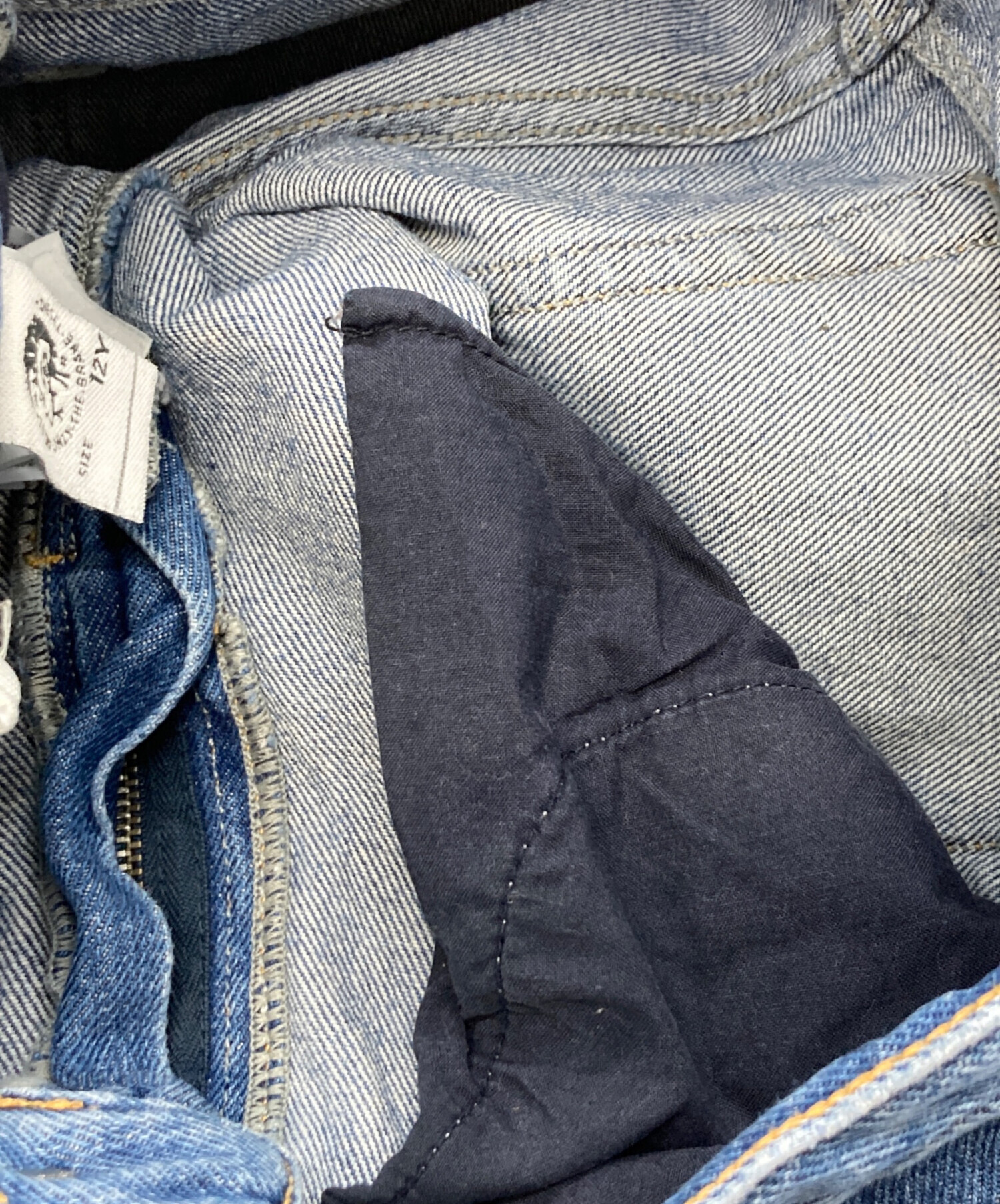 中古・古着通販】DIESEL (ディーゼル) フレアワイドデニムパンツ