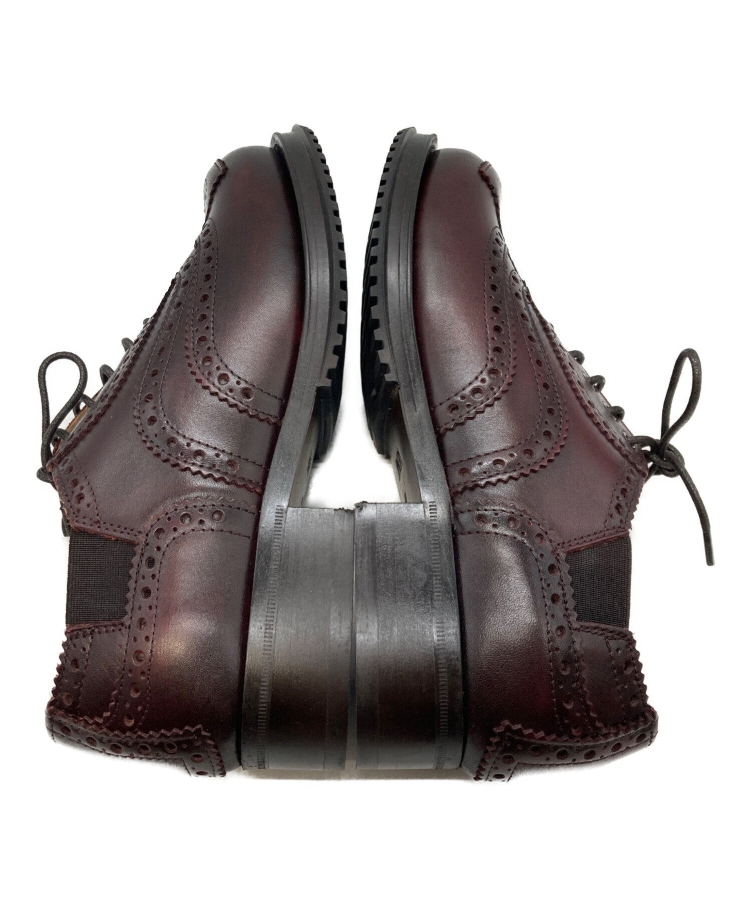 中古・古着通販】ZARA (ザラ) レザーシューズ ブラウン サイズ:40