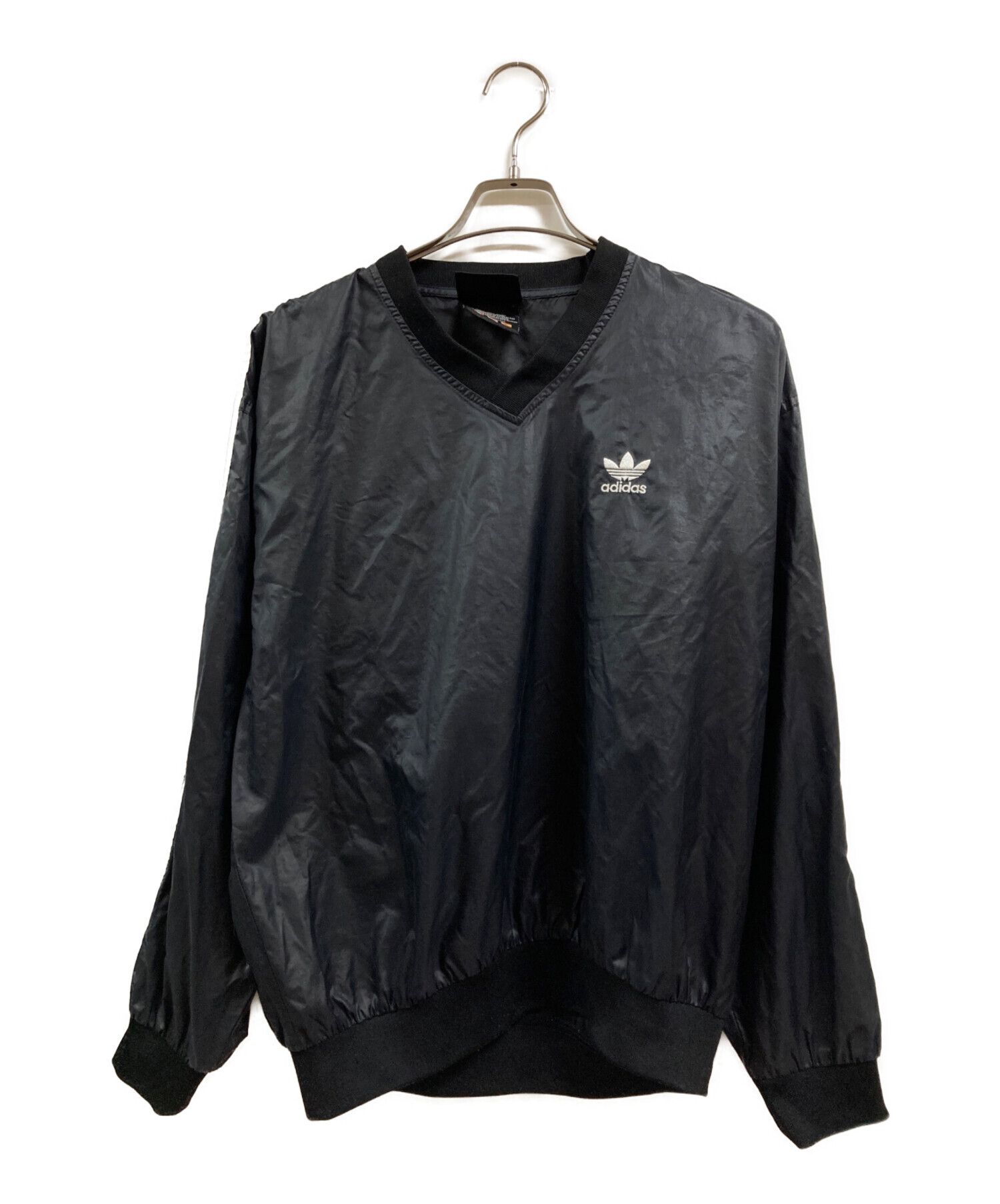 90s adidas ブラック プルオーバー　M 中古・古着通販】adidas (アディダス) プルオーバー ブラック サイズ:M