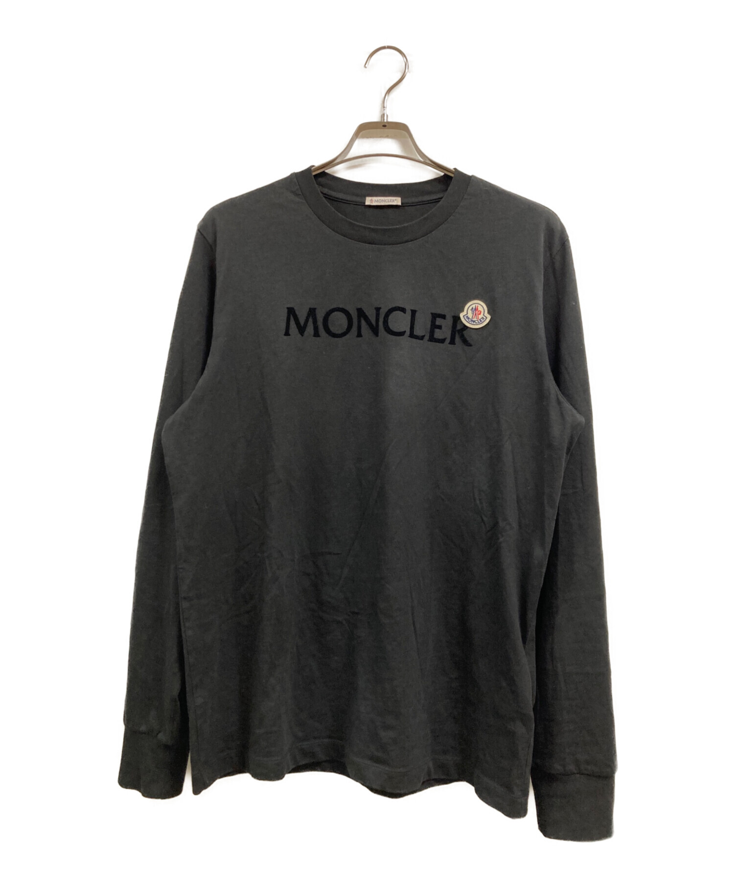 中古・古着通販】MONCLER (モンクレール) LS T-SHIRT ブラック サイズ 