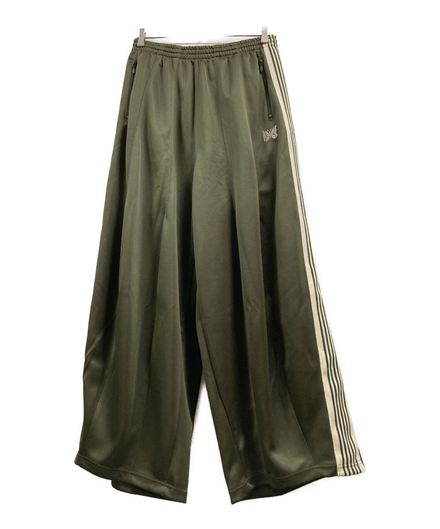 Needles オリーブグリーン Sサイズ パンツ 中古・古着通販】Needles (ニードルズ) 別注H.D. Track Pant - Poly