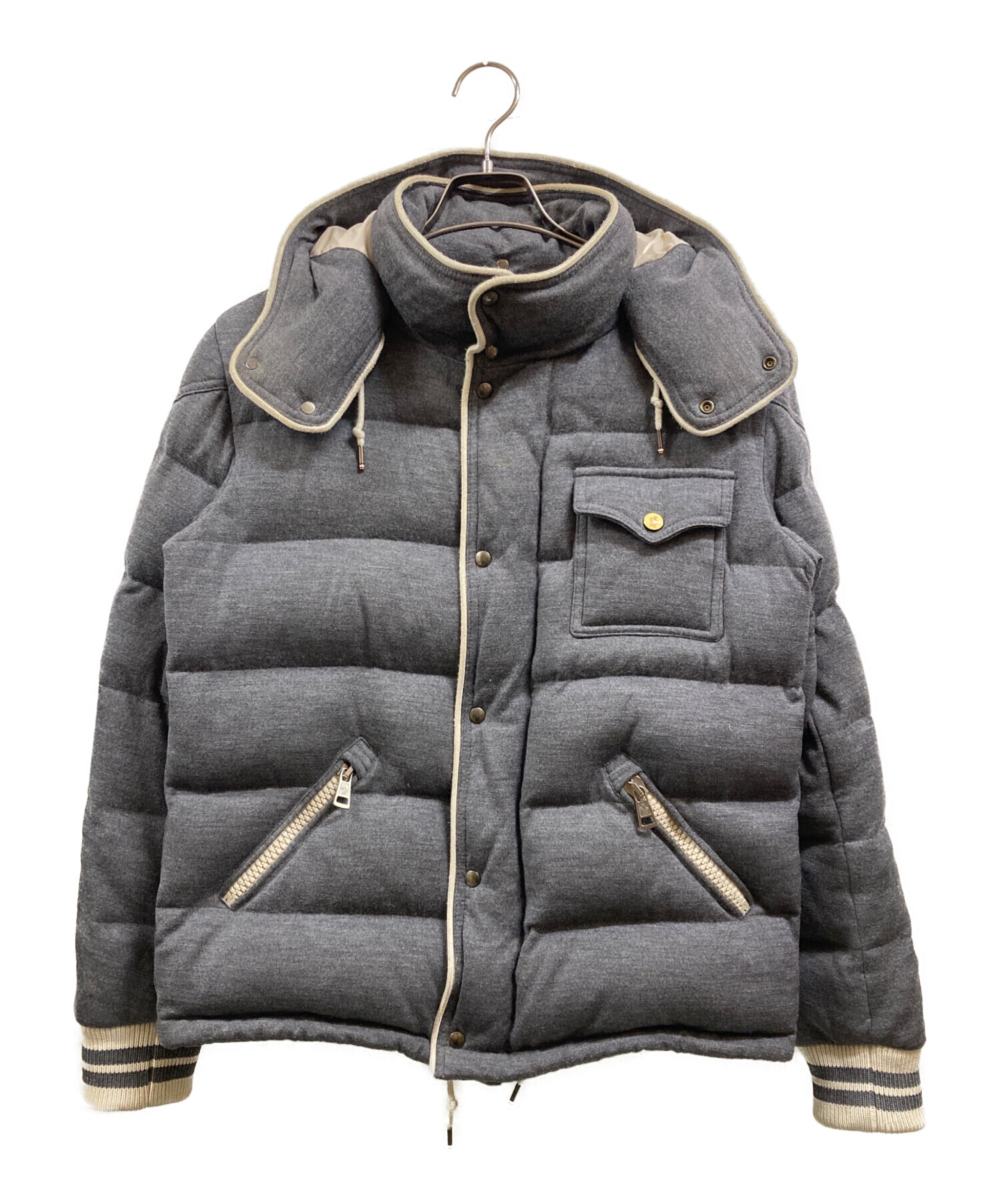 中古・古着通販】MONCLER (モンクレール) BRESLE GIUBBOTTO グレー