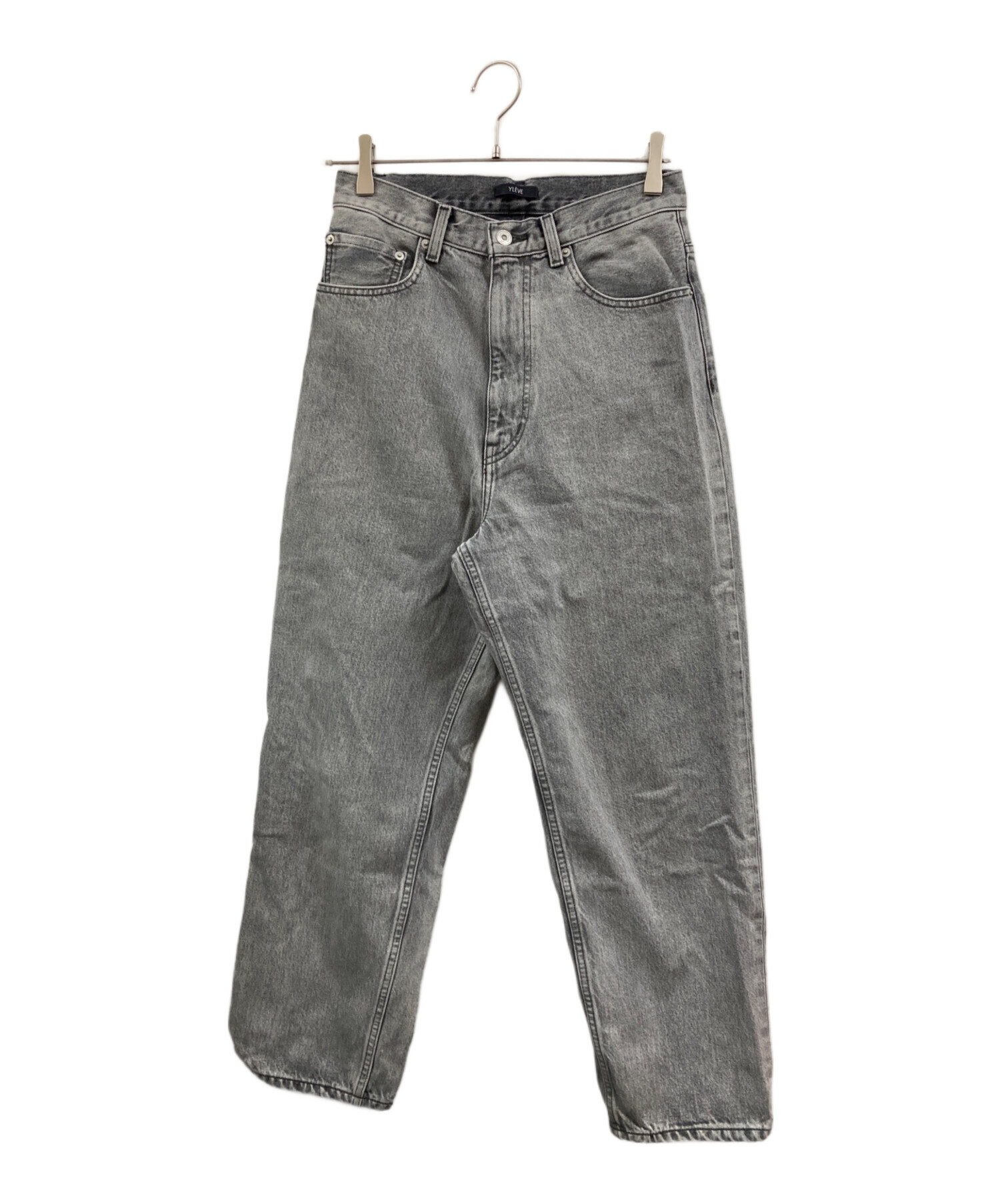中古・古着通販】YLEVE (イレーヴ) 13.5oz DENIM BAGGY FADE グレー 