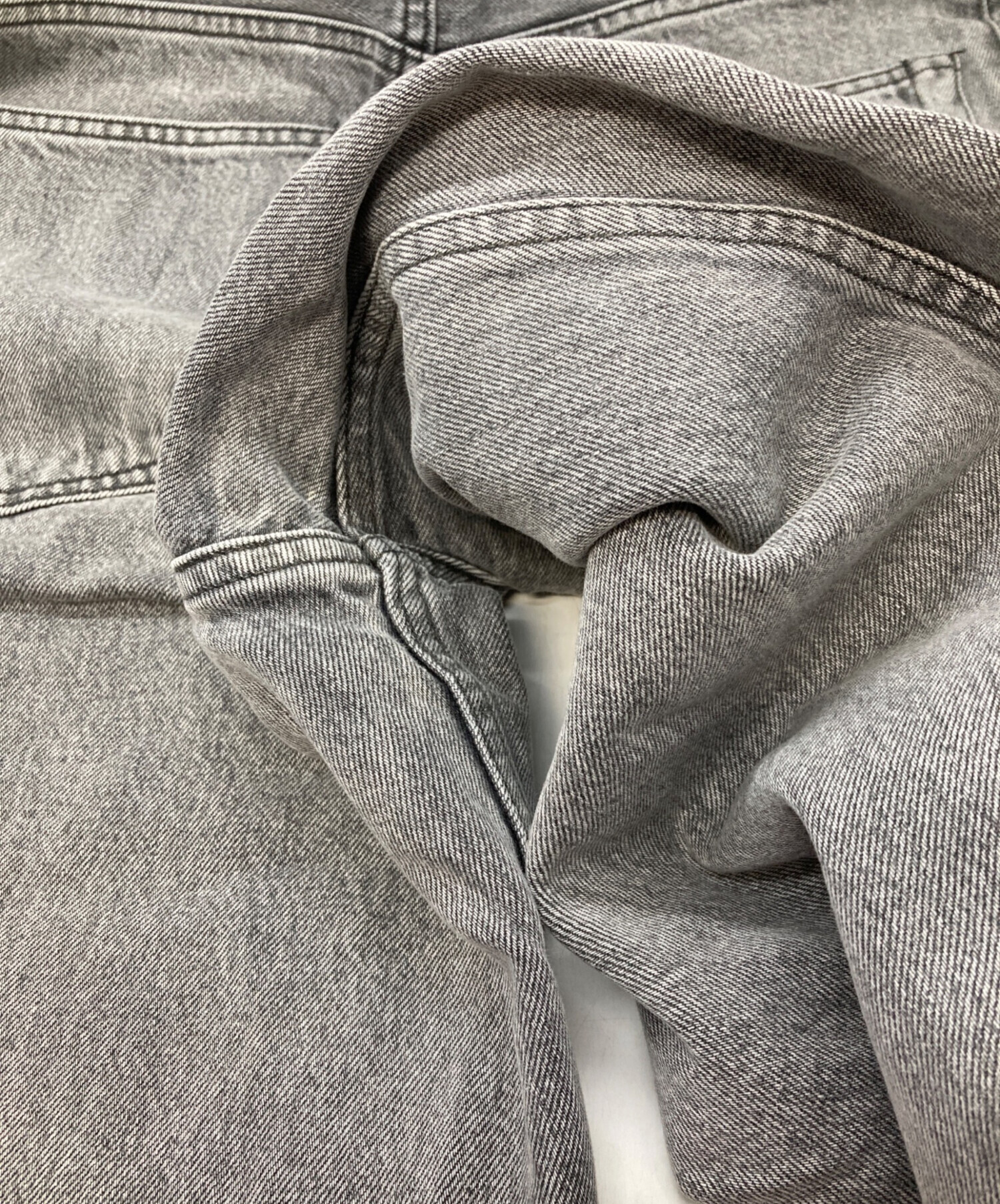 中古・古着通販】YLEVE (イレーヴ) 13.5oz DENIM BAGGY FADE グレー