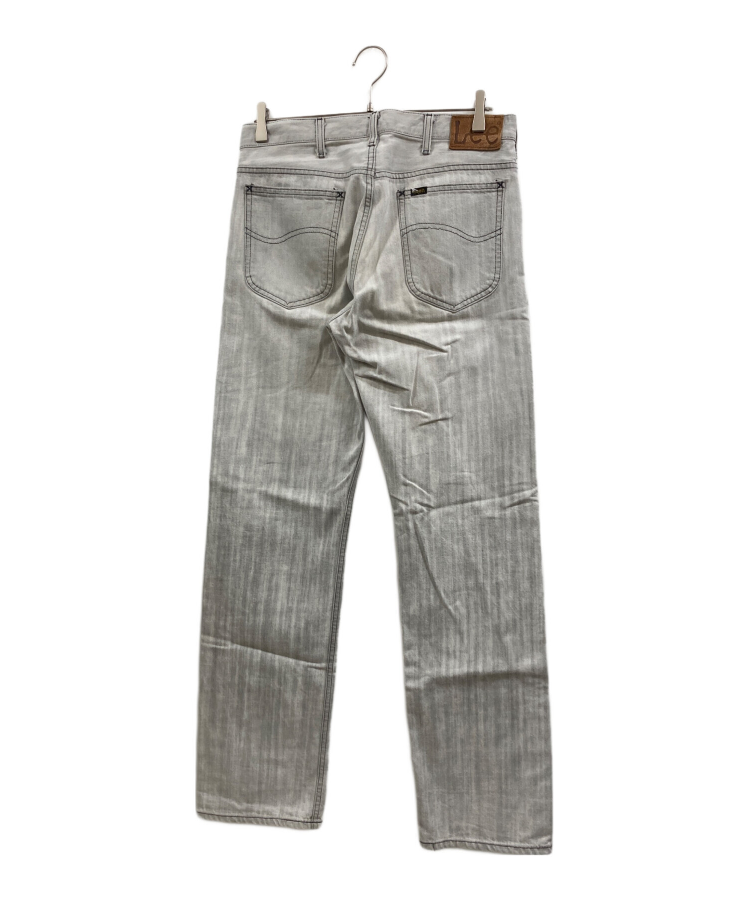 中古・古着通販】LEE (リー) デニムパンツ グレー サイズ:31/30 