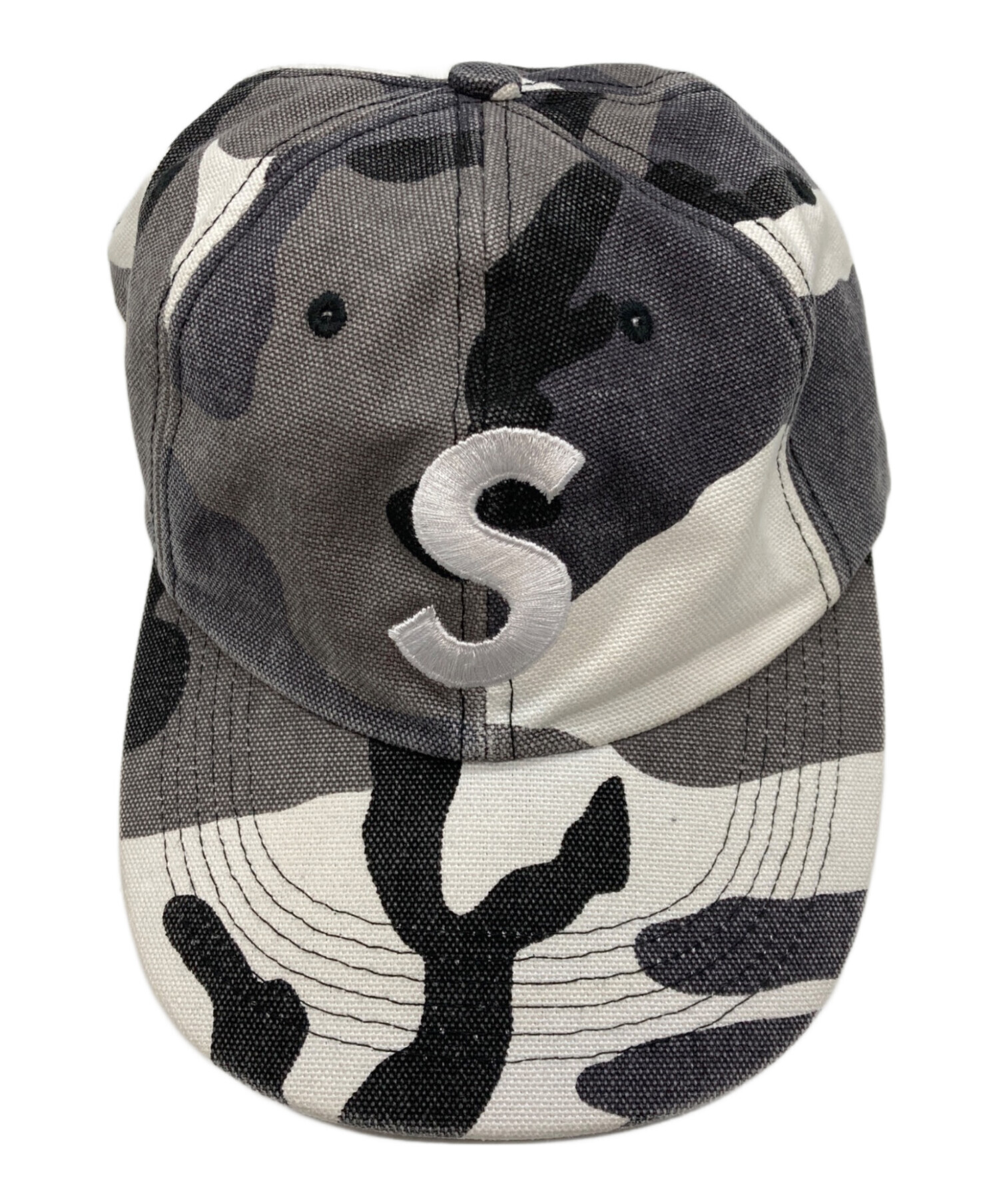 中古・古着通販】Supreme (シュプリーム) カモ柄キャップ ホワイト