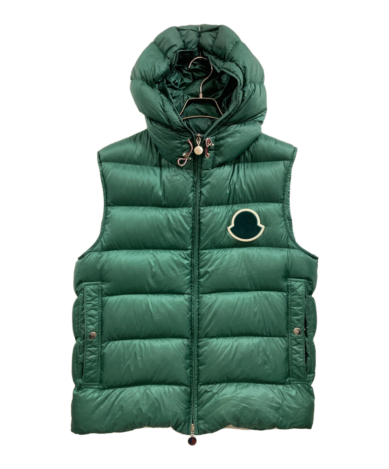 MONCLER 美品グリーンダウンファーベスト 中古・古着通販】MONCLER (モンクレール) VANOISE GILETダウンベスト