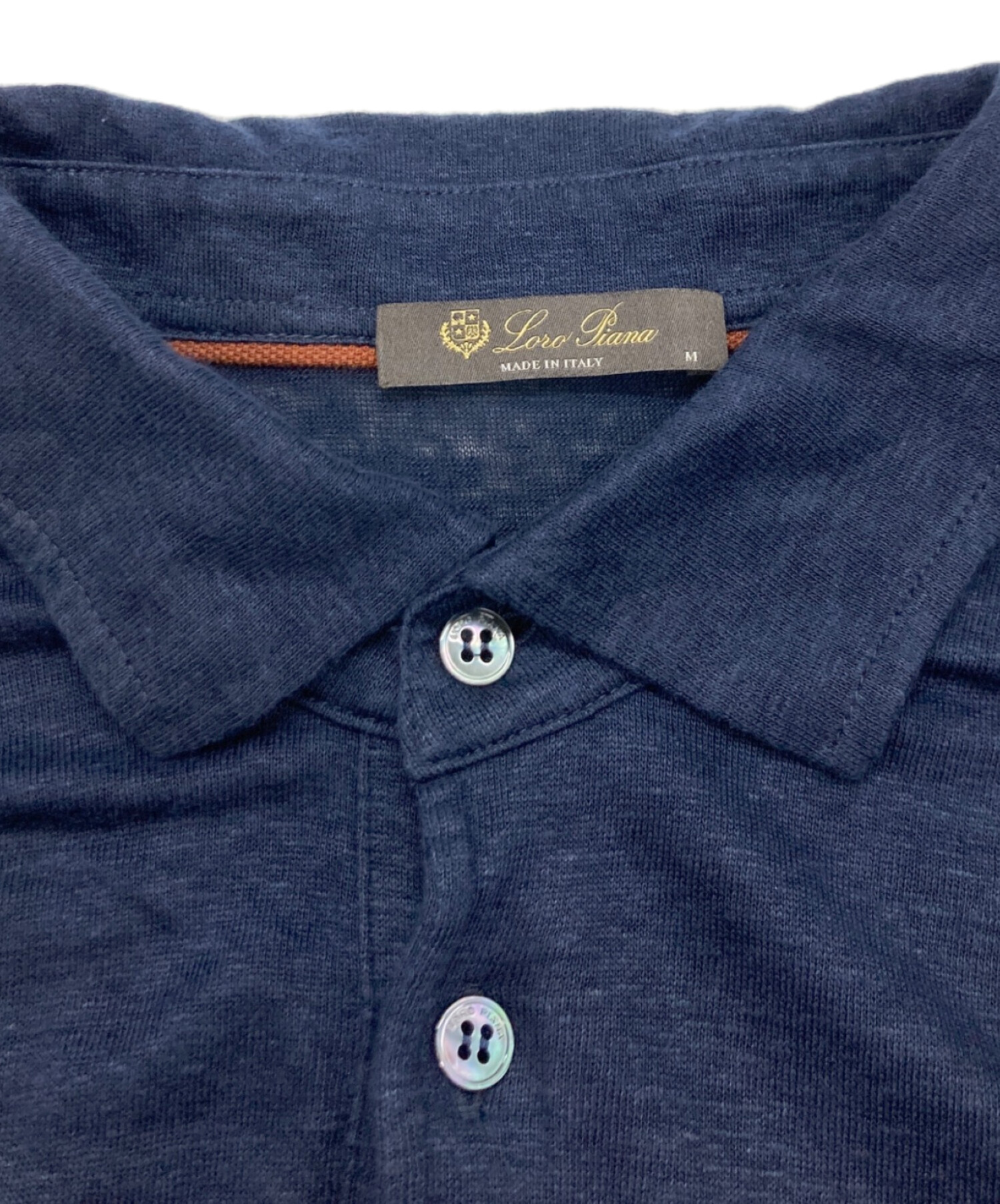 中古・古着通販】LORO PIANA (ロロピアーナ) リネンポロシャツ