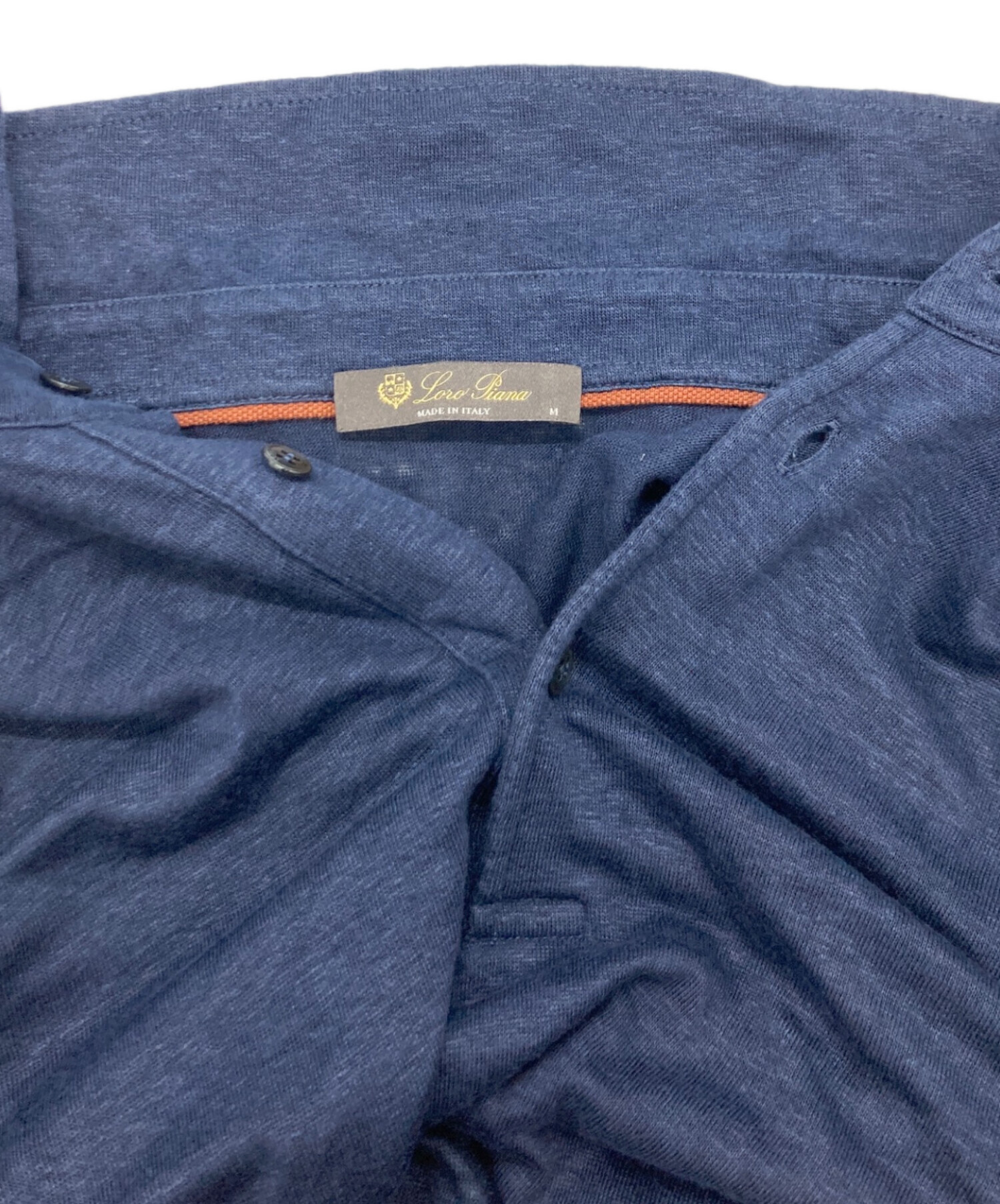 中古・古着通販】LORO PIANA (ロロピアーナ) リネンポロシャツ