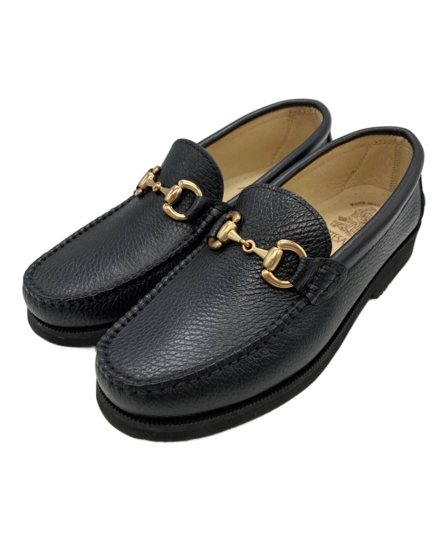 中古・古着通販】ARTESANOS (アルテサノス) ビットローファー ブラック