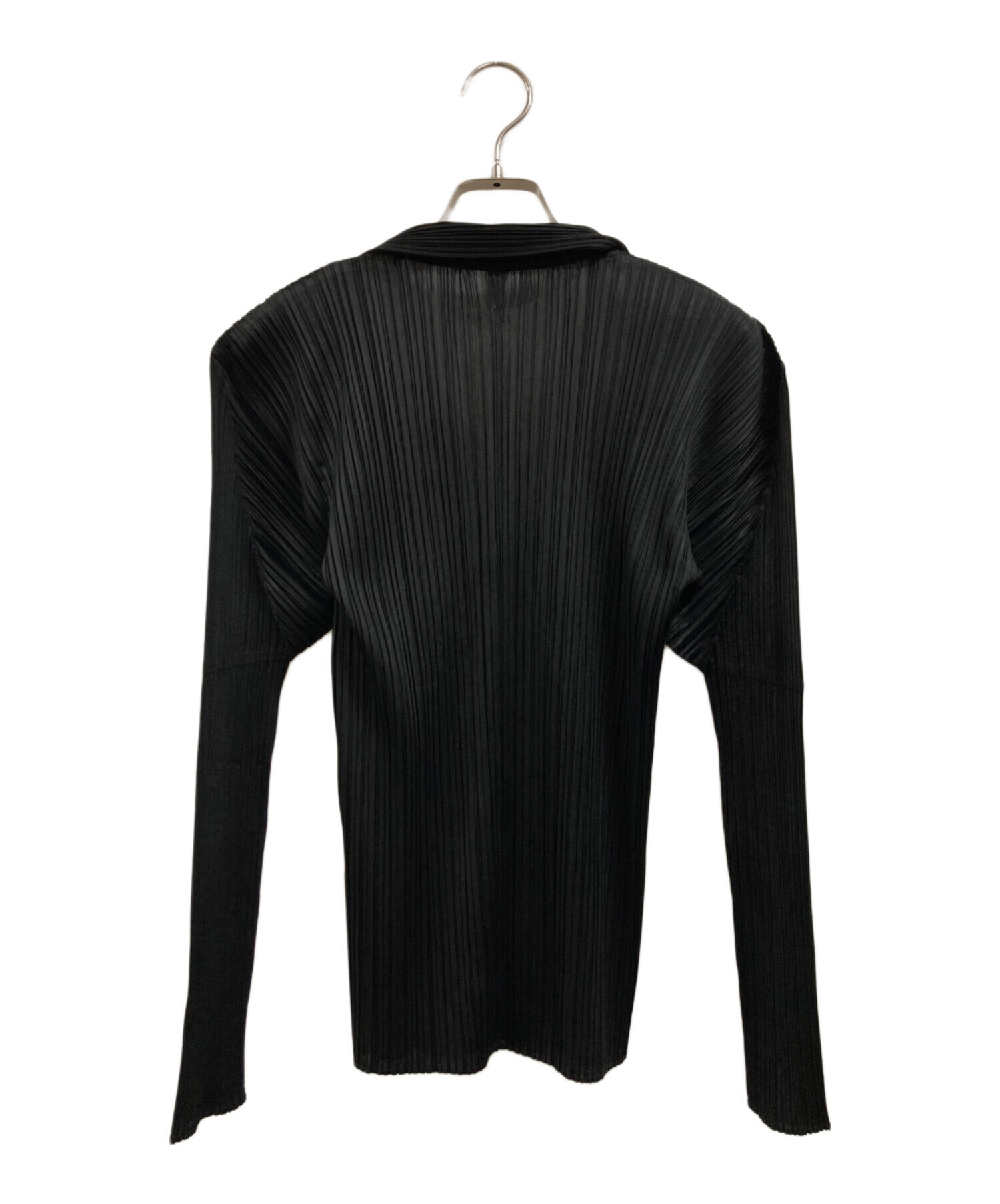 【極美品】PLEATS PLEASE 長袖 ブラック 中古・古着通販】PLEATS PLEASE (プリーツプリーズ) 長袖プリーツ