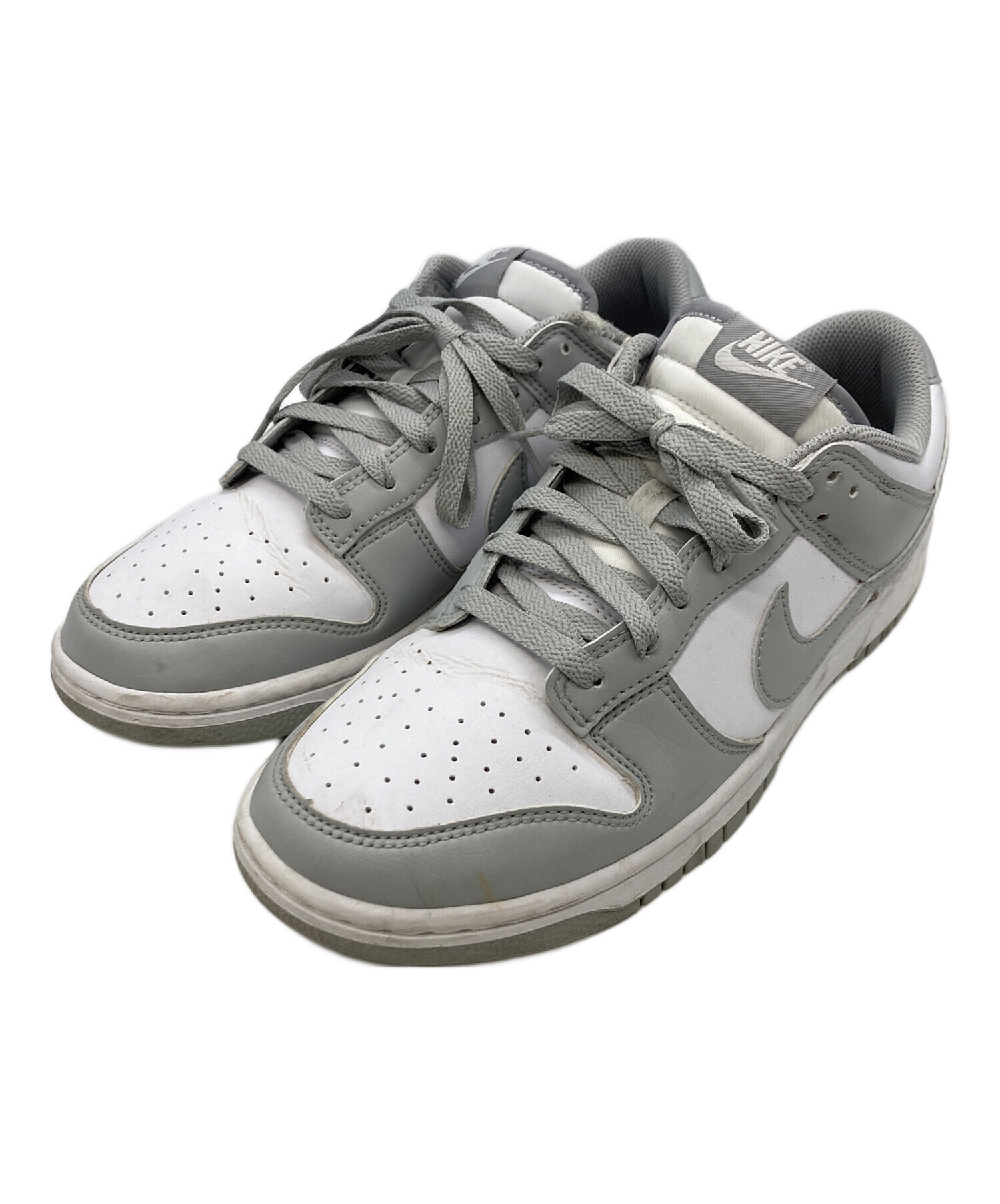 NIKE ナイキ スニーカー 27cm 白xグレー 【古着】【中古】 中古・古着通販】NIKE (ナイキ) スニーカー グレー×ホワイト サイズ