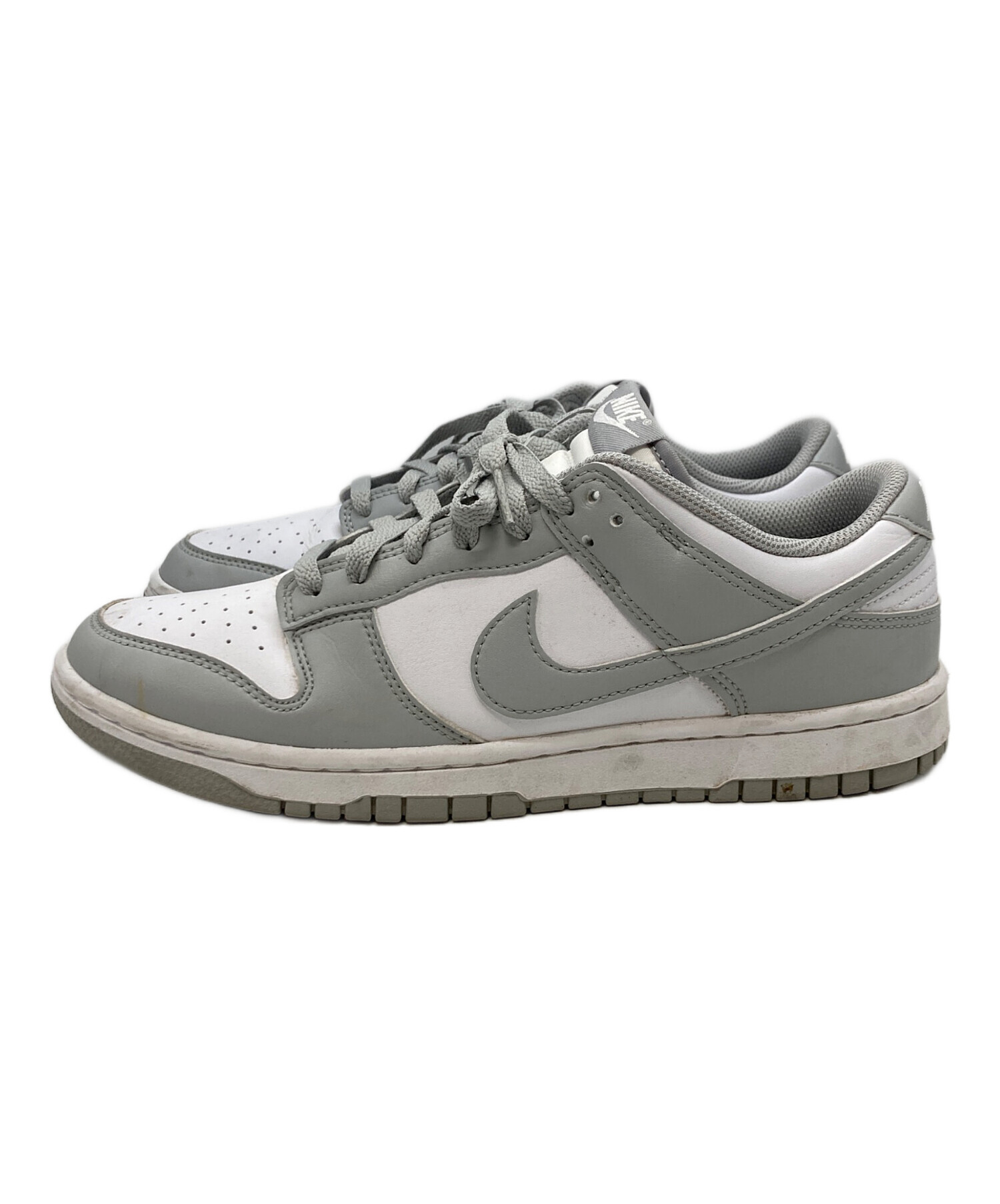 中古・古着通販】NIKE (ナイキ) スニーカー グレー×ホワイト サイズ