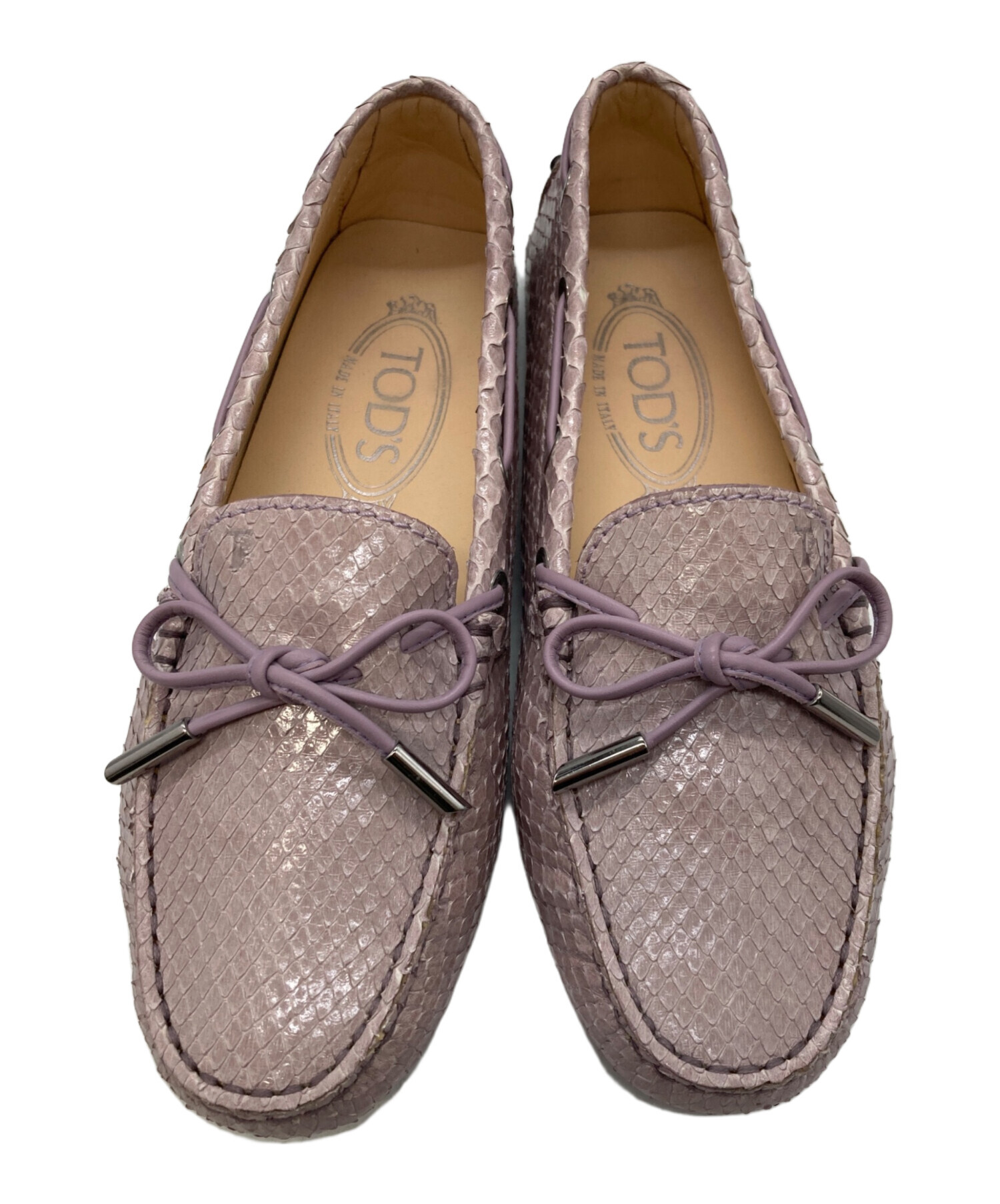 中古・古着通販】TOD'S (トッズ) ドライビングシューズ ピンク サイズ