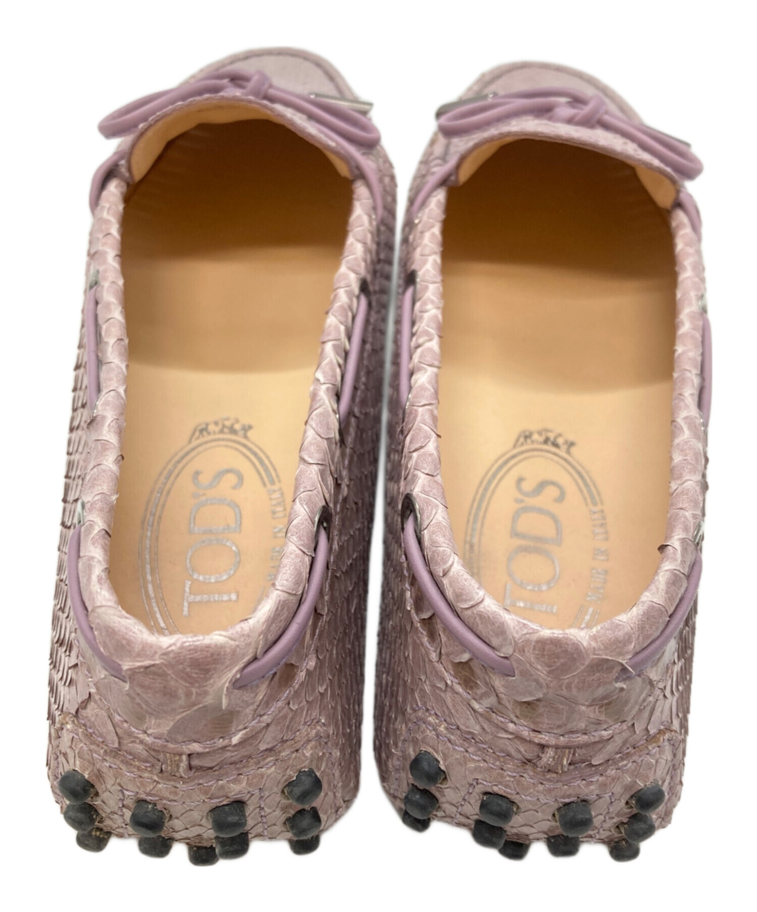 中古・古着通販】TOD'S (トッズ) ドライビングシューズ ピンク サイズ