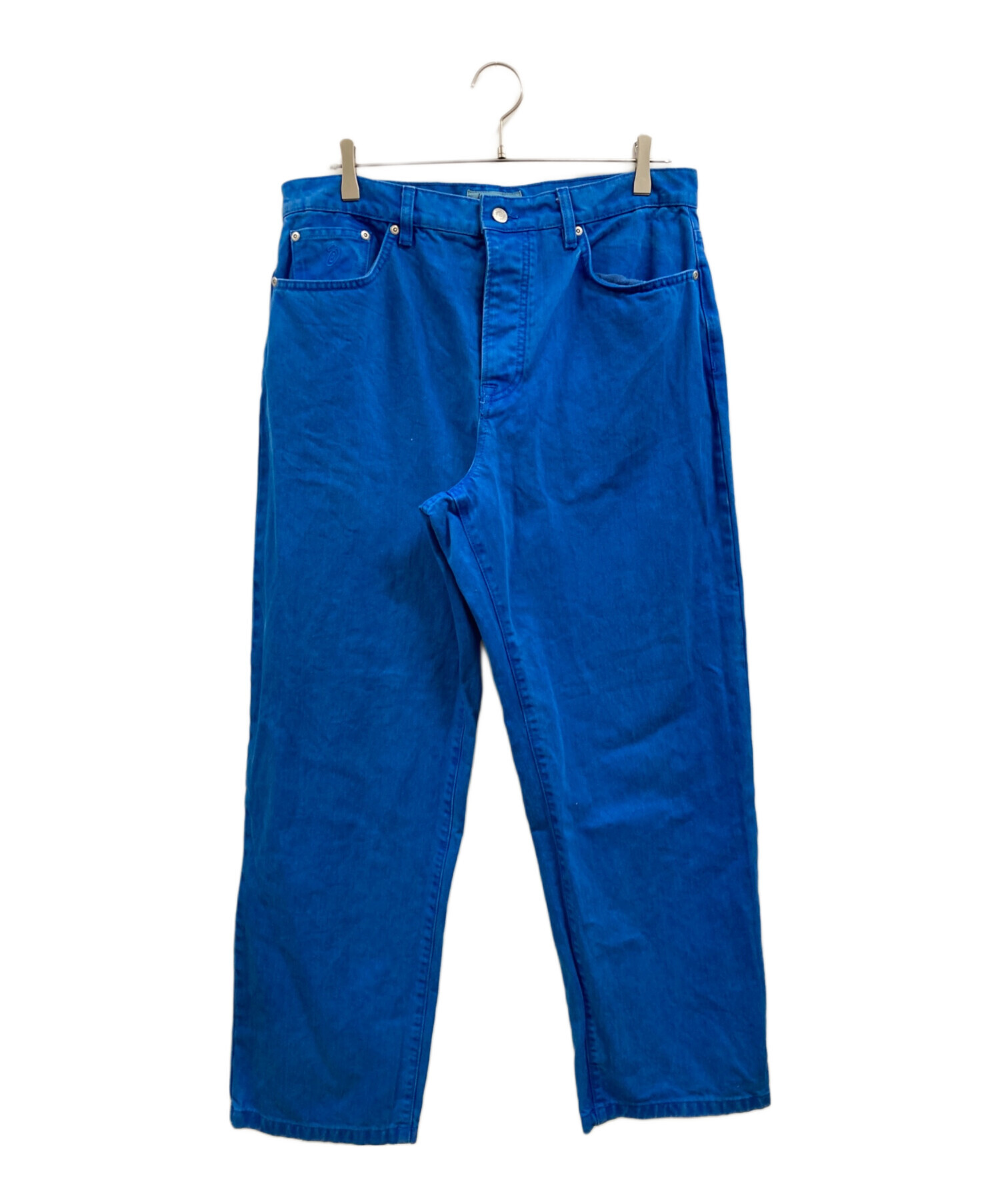 中古・古着通販】stussy (ステューシー) OVERDYED BIG OL JEAN ブルー