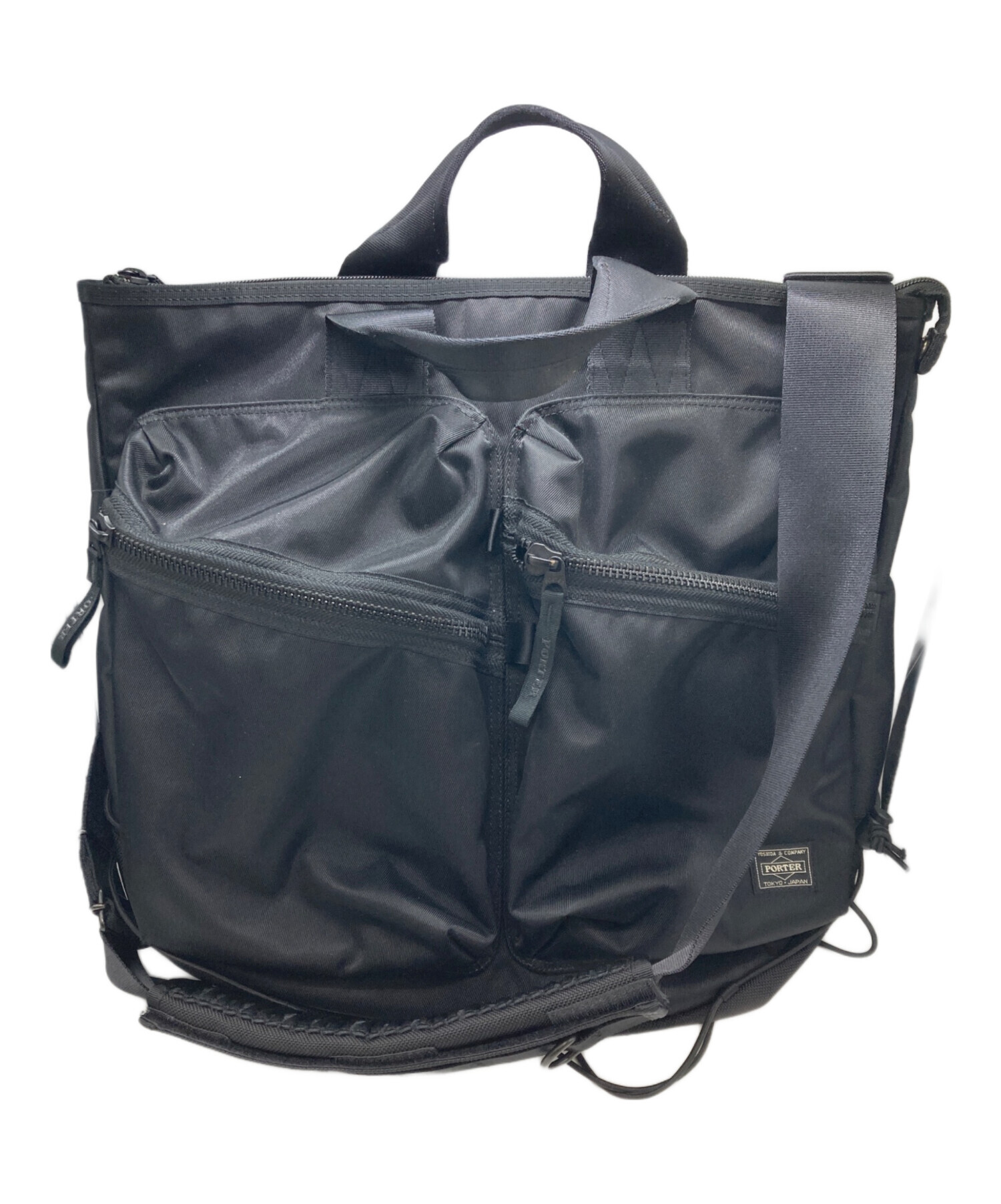 中古・古着通販】PORTER (ポーター) THINGS 2WAY HELMETBAG ブラック