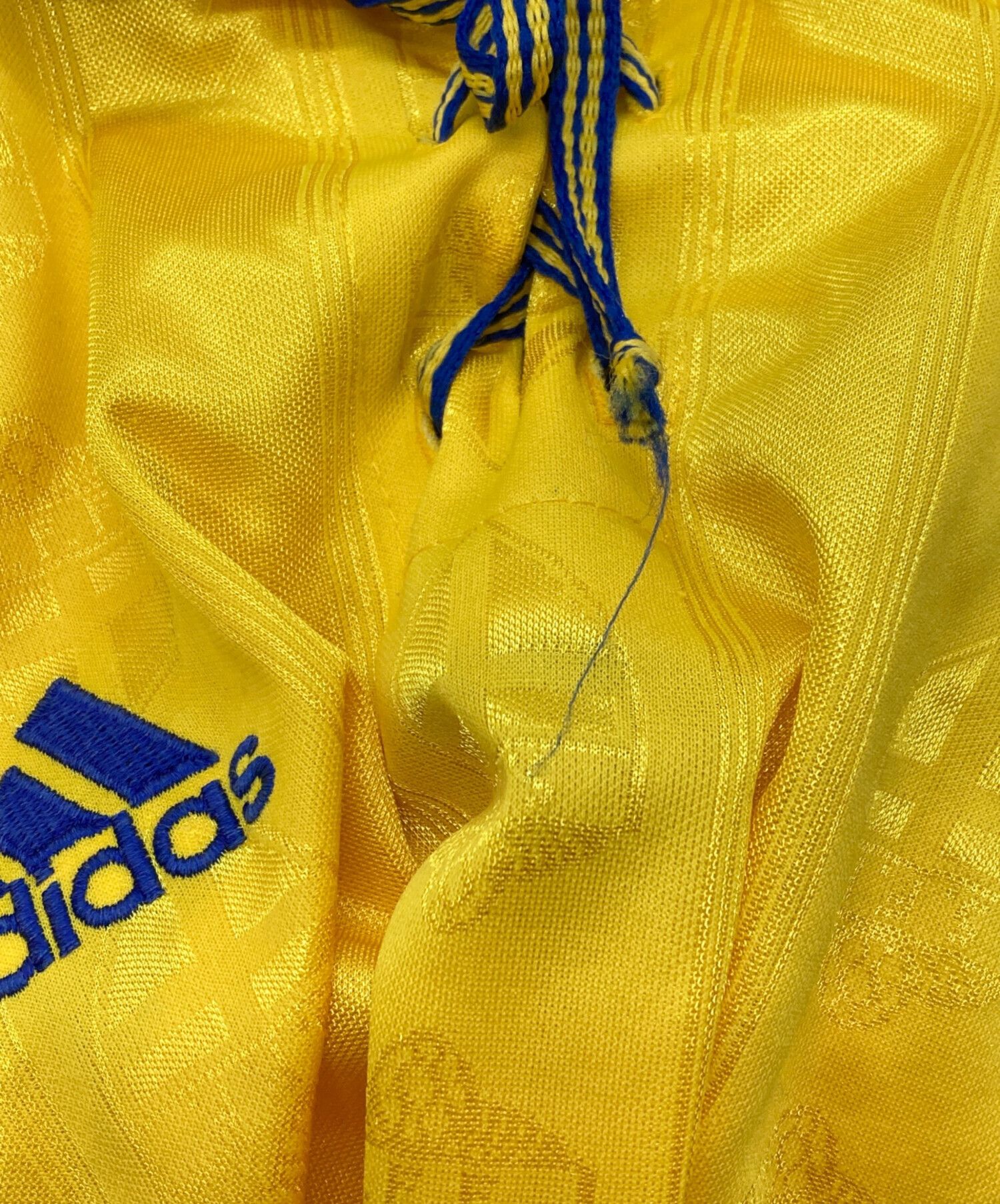 中古・古着通販】adidas (アディダス) ゲームシャツ イエロー サイズ:L