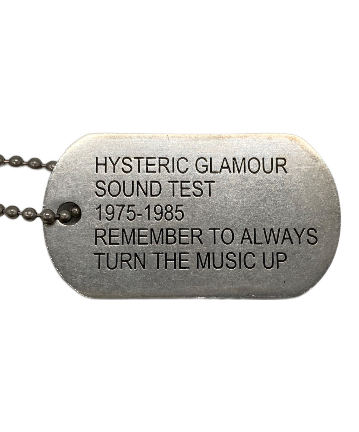 中古・古着通販】Hysteric Glamour (ヒステリックグラマー) ドッグタグ