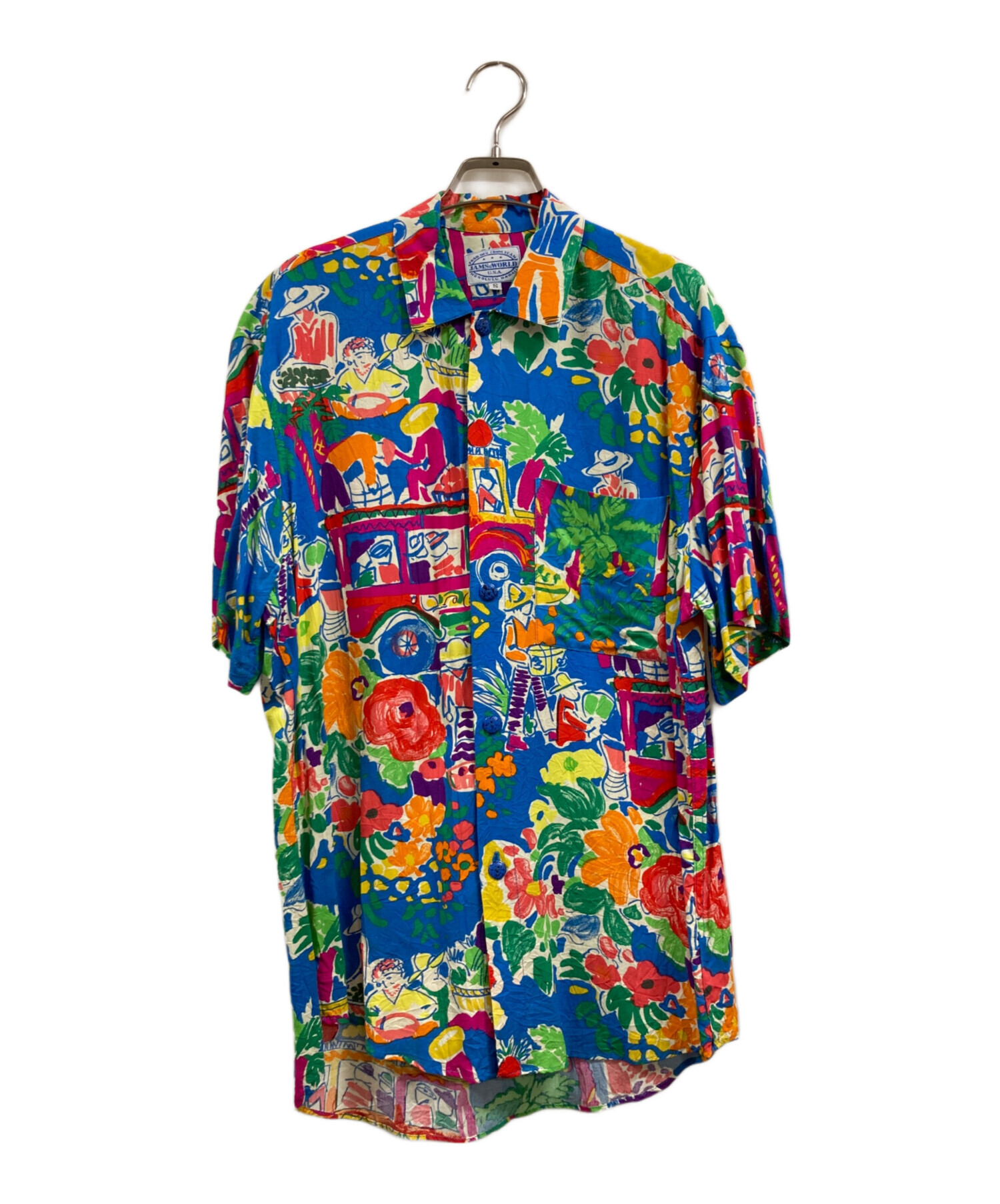 JAMS WORLD ジャムスワールド メンズ アロハシャツ M ビンテージ 中古・古着通販】JAMSWORLD (ジャムズワールド) アロハシャツ ブルー