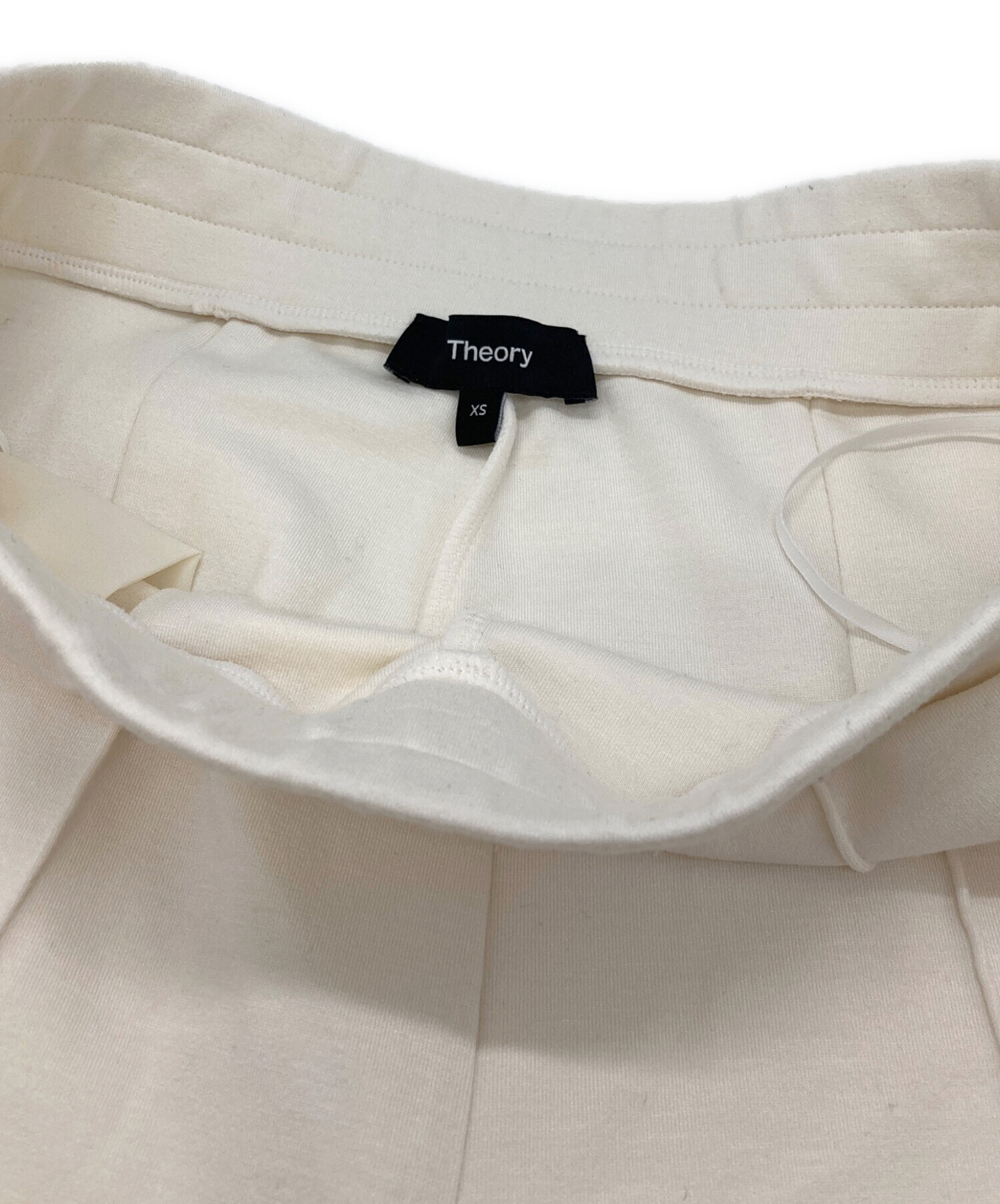 中古・古着通販】theory (セオリー) ジャージーピンタックトラック