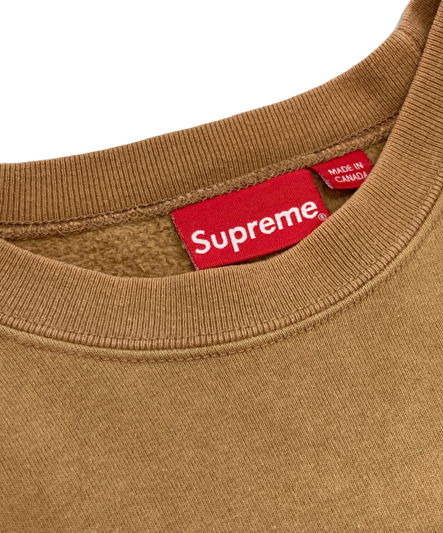 中古・古着通販】SUPREME (シュプリーム) スウェット ブラウン サイズ