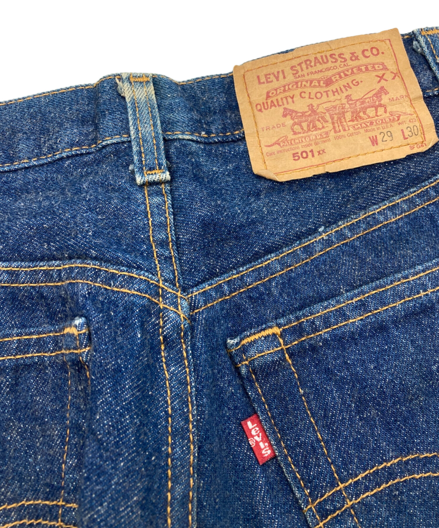 中古・古着通販】LEVI'S (リーバイス) 501xxデニムパンツ インディゴ