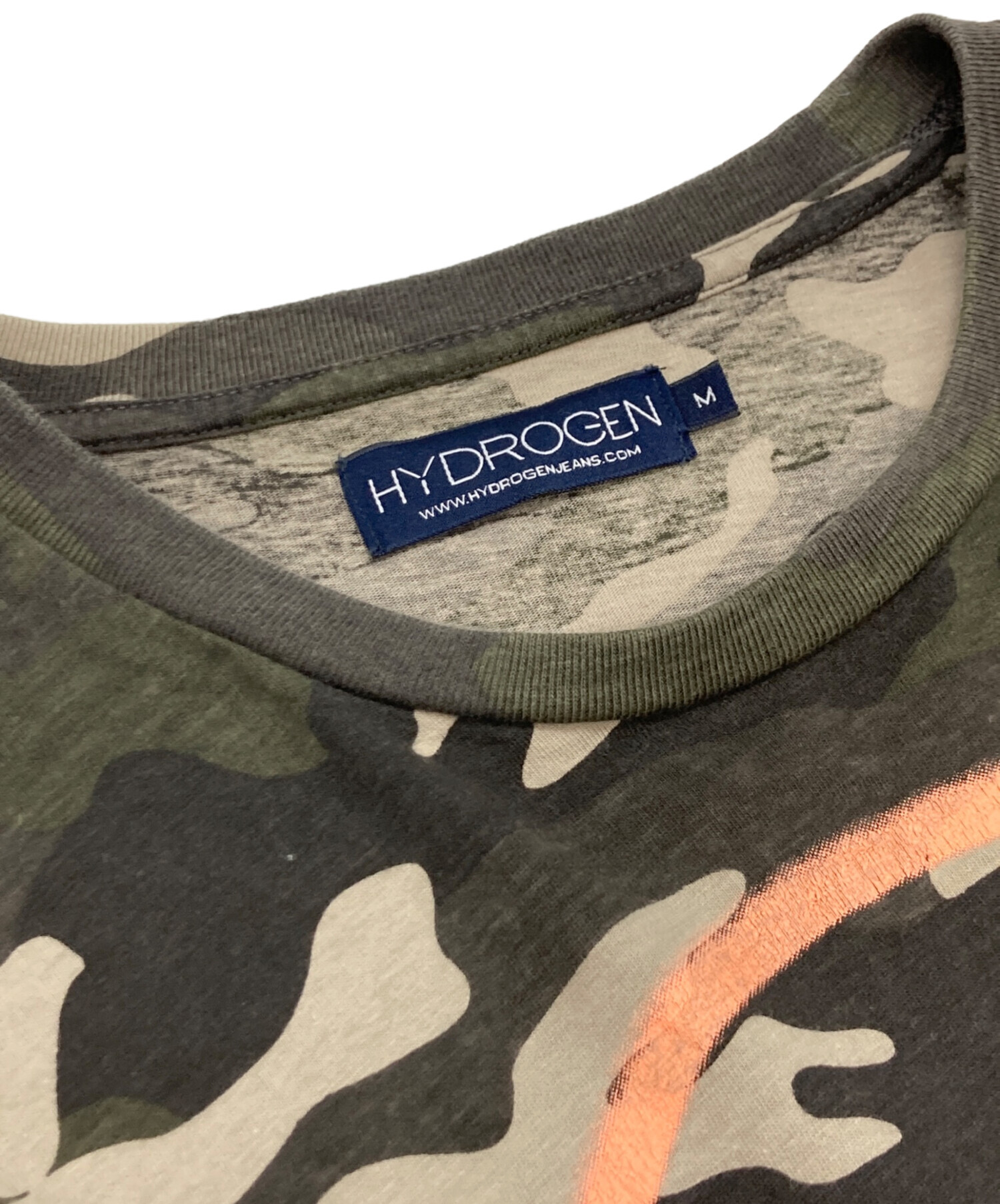 中古・古着通販】HYDROGEN (ハイドロゲン) スカルプリントカモ柄T