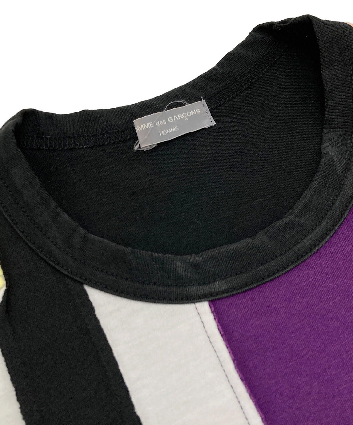 COMME des GARCONS HOMME パッチワーク Tシャツ 中古・古着通販】COMME des GARCONS HOMME (コムデギャルソン オム