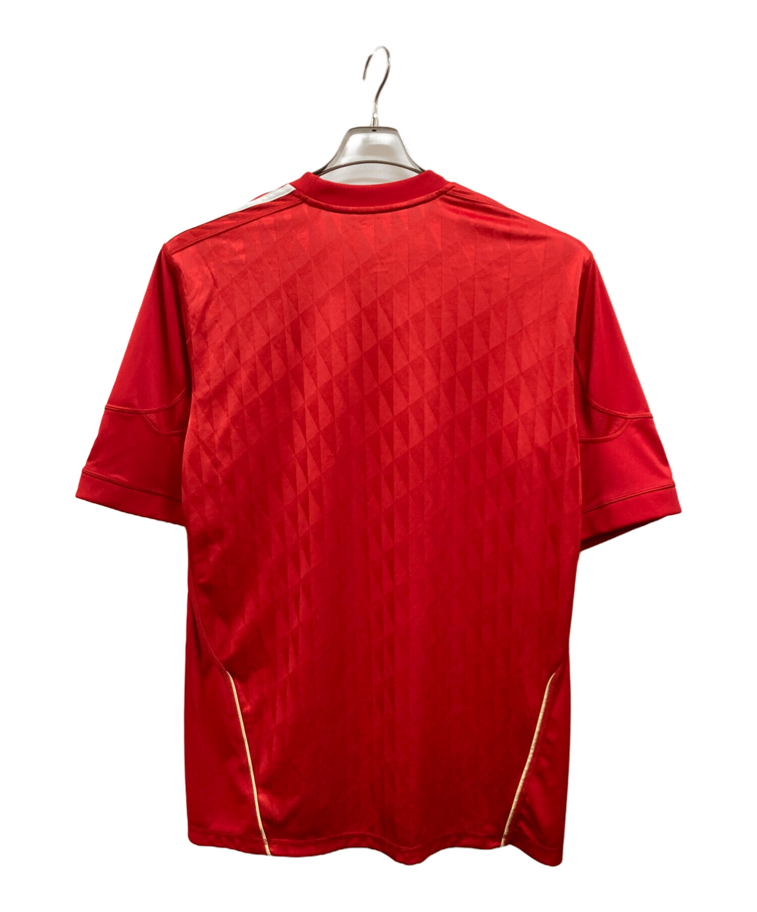中古・古着通販】adidas (アディダス) ゲームシャツ レッド サイズ:XL