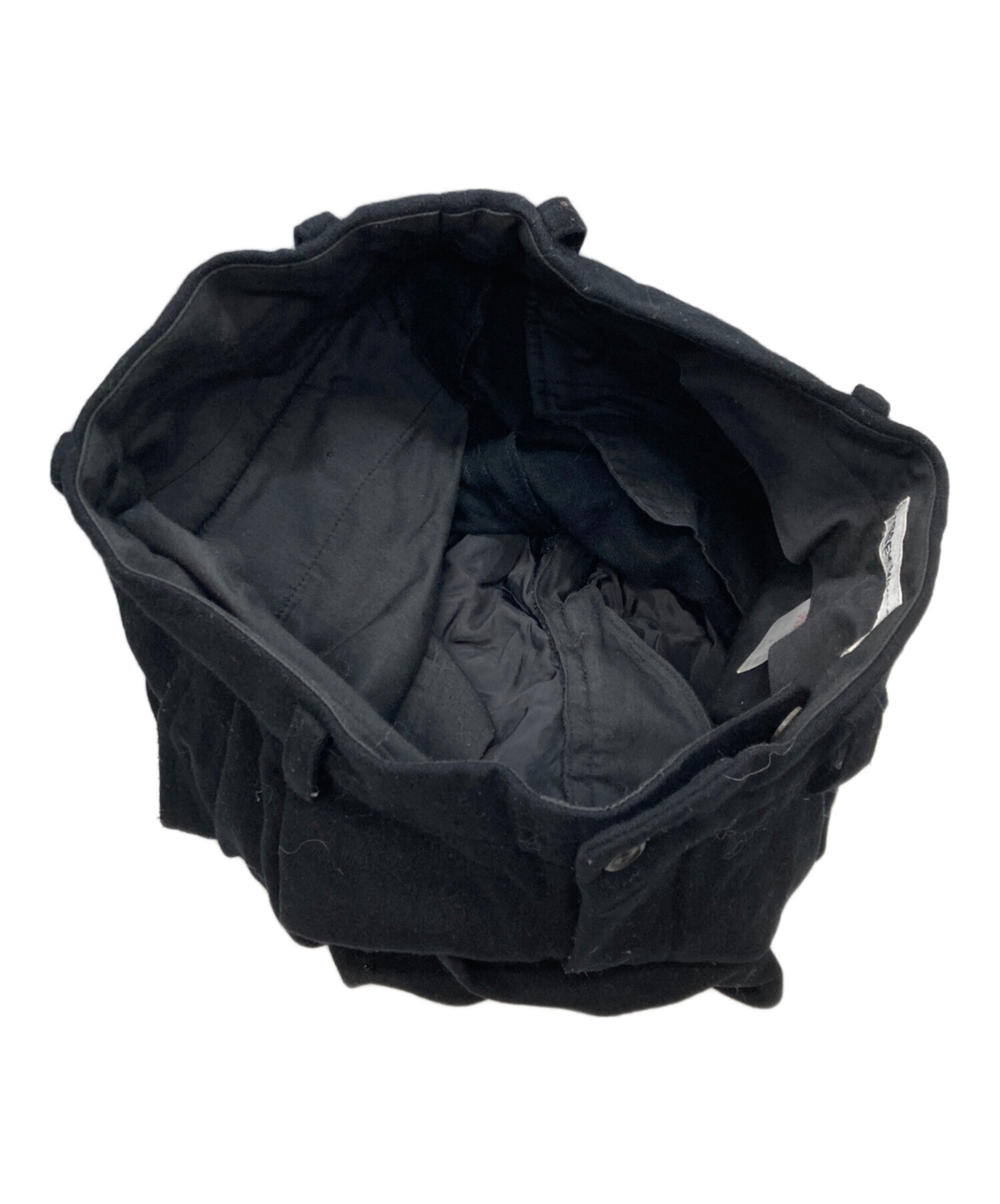 S*u様 ISSEY MIYAKE MEN 縮絨ウール 黒 スラックス サイズ5 中古・古着通販】ISSEY MIYAKE MEN (イッセイミヤケメン) ウール