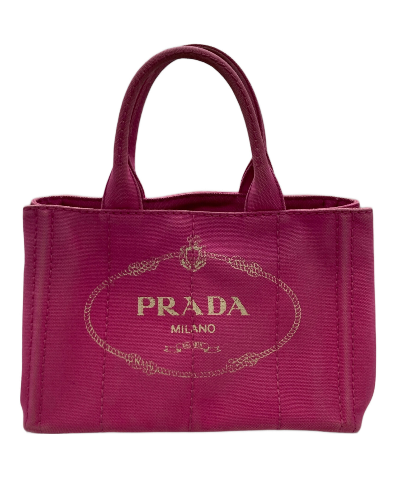 PRADA カナパ　古着　バッグ 中古・古着通販】PRADA (プラダ) カナパハンドバッグ ピンク｜ブランド