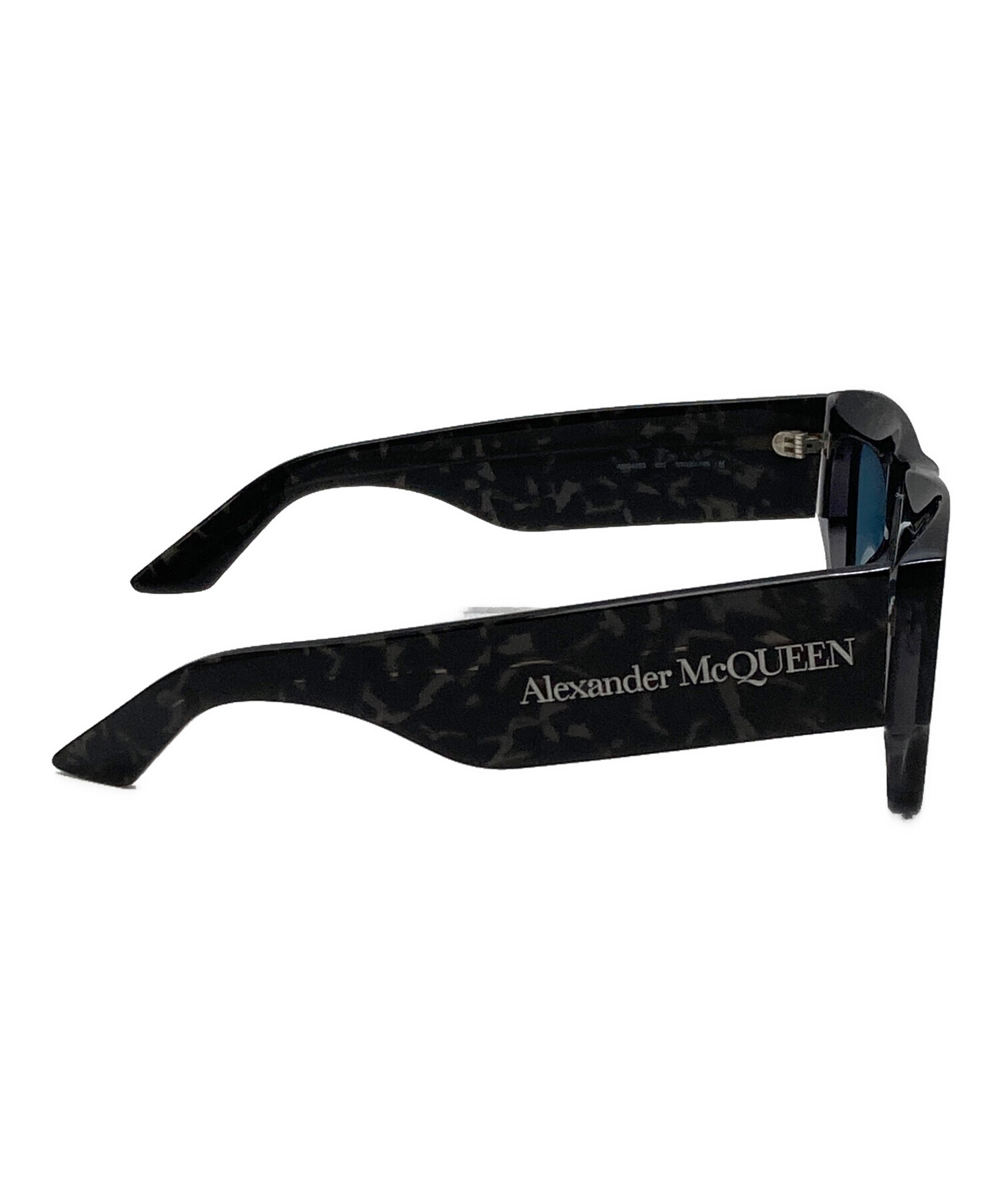 Alexander McQueen サングラス ブラック【最終値下げ】 中古・古着通販】ALEXANDER McQUEEN (アレキサンダーマックイーン