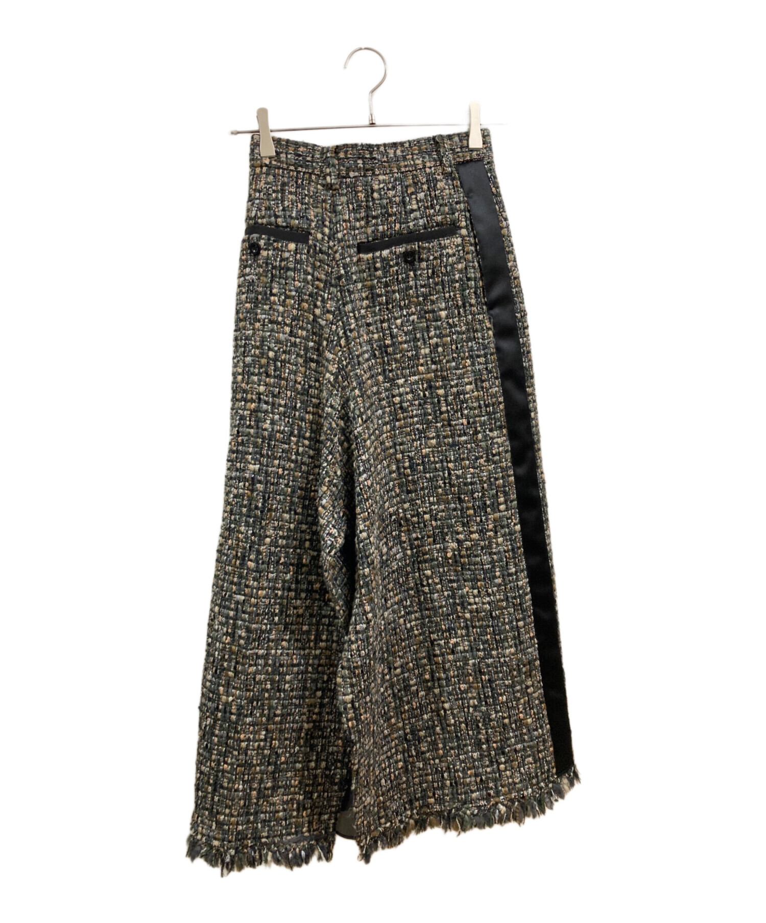 中古・古着通販】sacai (サカイ) 21AW Tweed Maxi Skirt MULTI