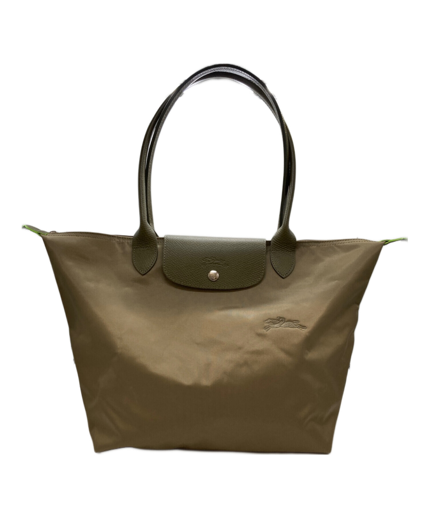 中古・古着通販】LONGCHAMP (ロンシャン) ル・プリアージュ グリーン L 
