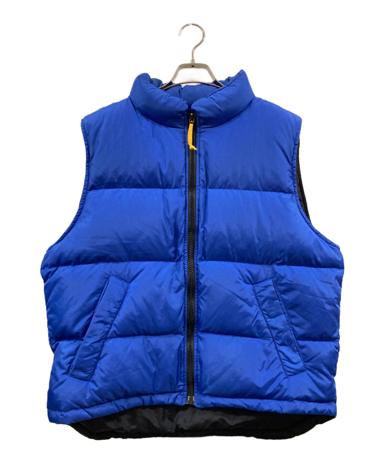白タグ★Eddie Bauer エディバウアー　ダウンベスト　メンズL 紺　古着 中古・古着通販】Eddie Bauer (エディーバウアー) ダウンベスト ブルー