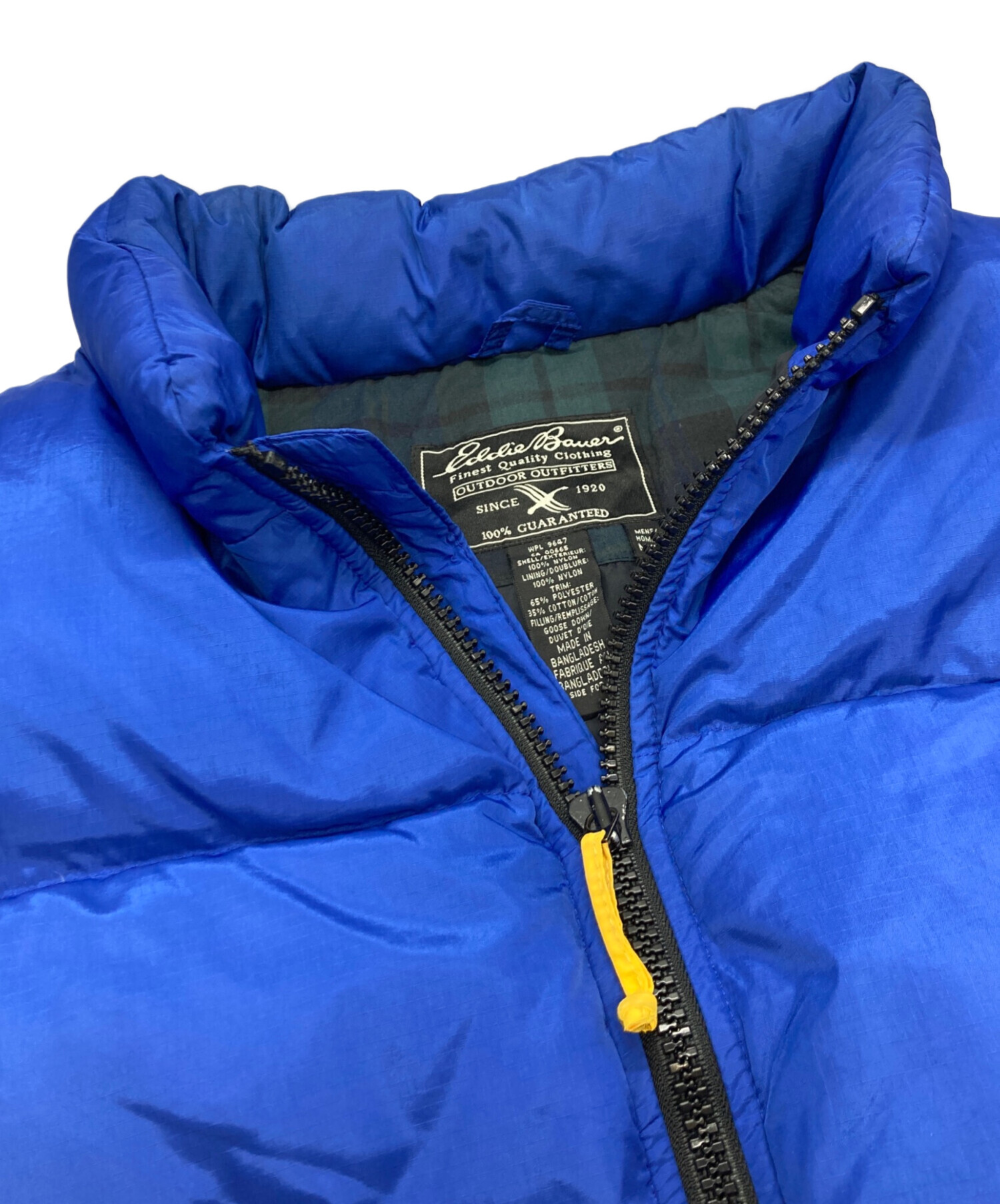 中古・古着通販】Eddie Bauer (エディーバウアー) ダウンベスト ブルー